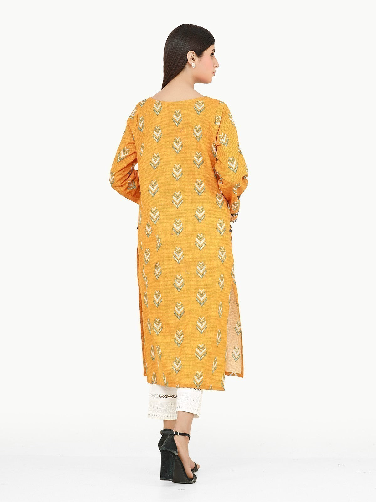 Edenrobe - Pret 1Pc Printed Khaddar Shirt - EWTKA22-68558