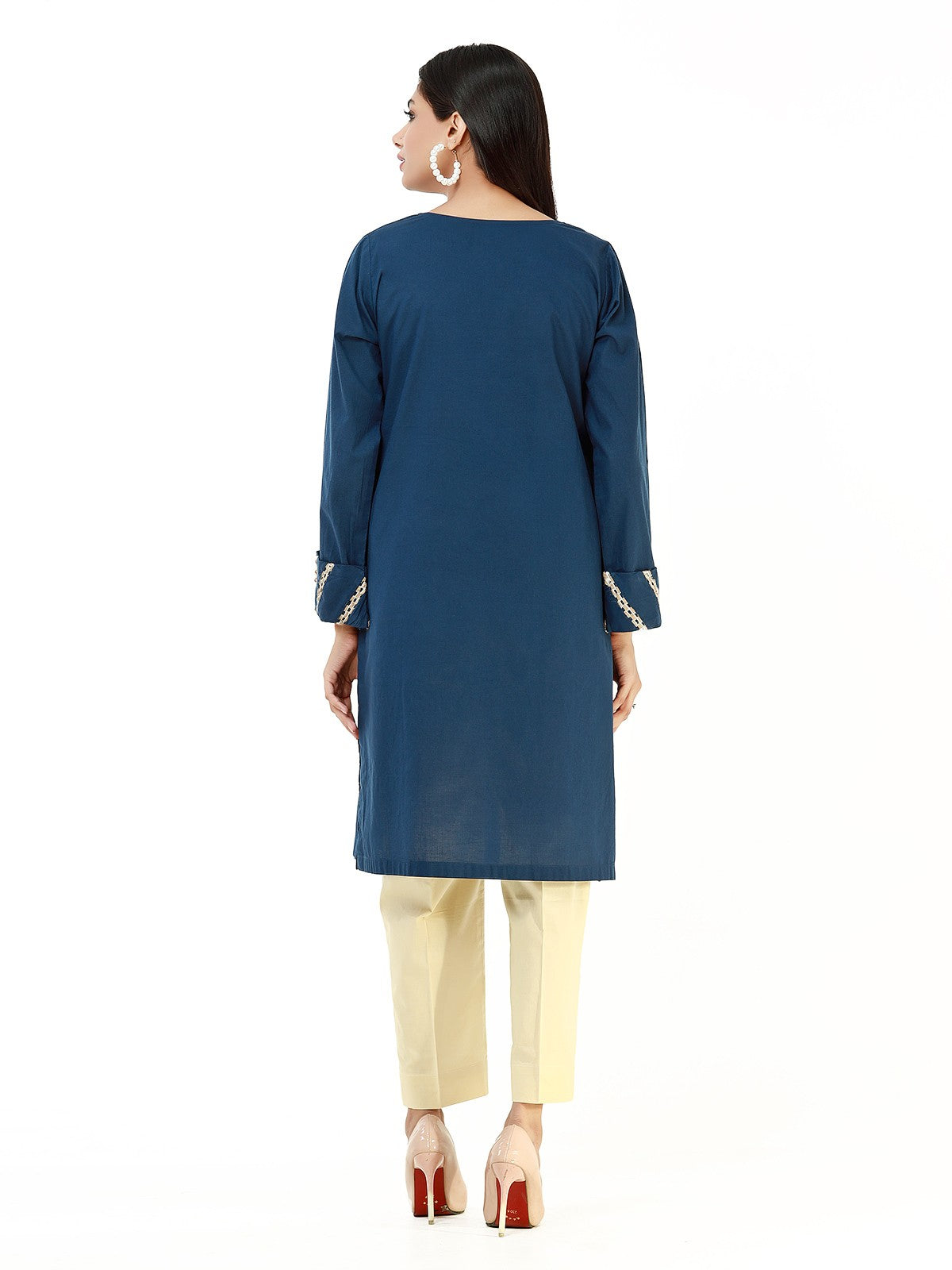 Edenrobe - Pret 1Pc Printed Cambric Shirt - EWTK22-68034