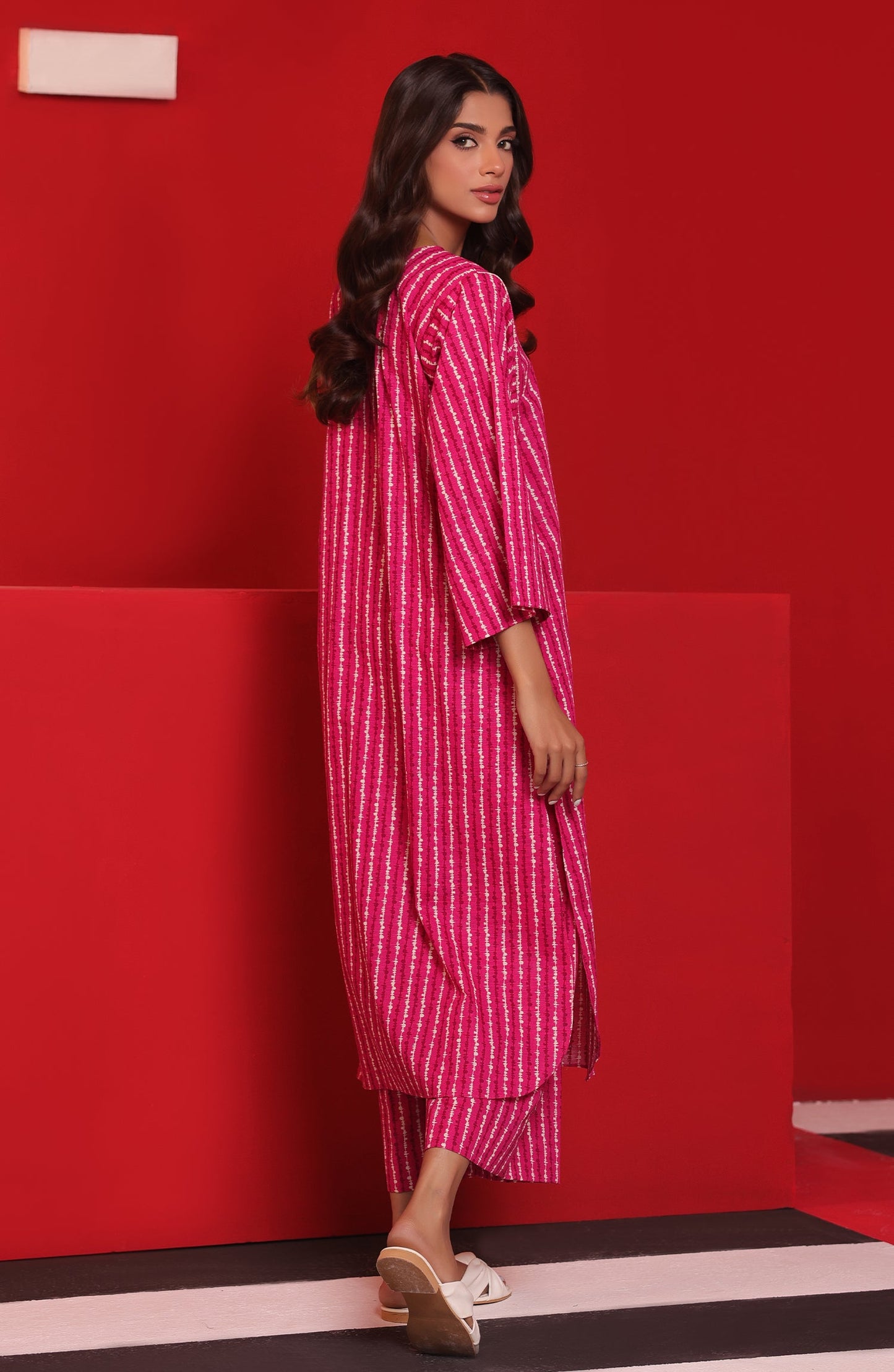 Orient - Stitched 2 Piece Printed Khaddar Shirt and Khaddar Pant