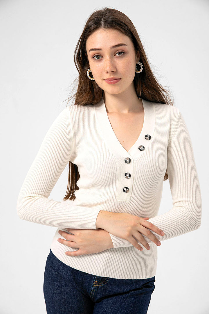 BTW - RIB-KNIT CARDIGAN