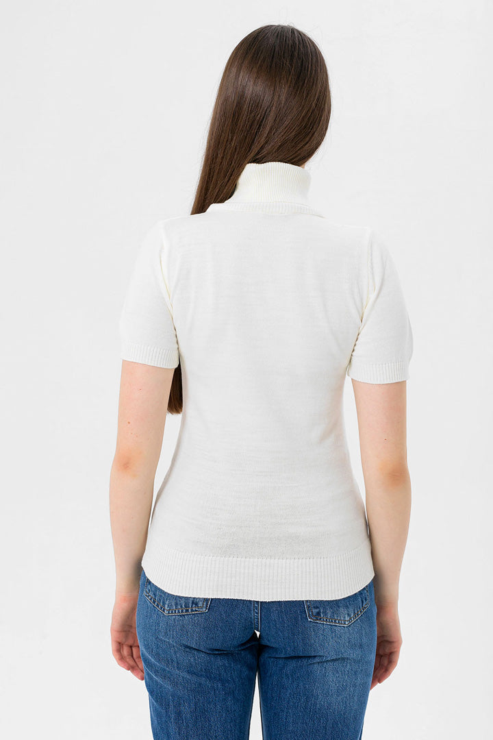 BTW - HALF SLEEEVES TURTLE NECK