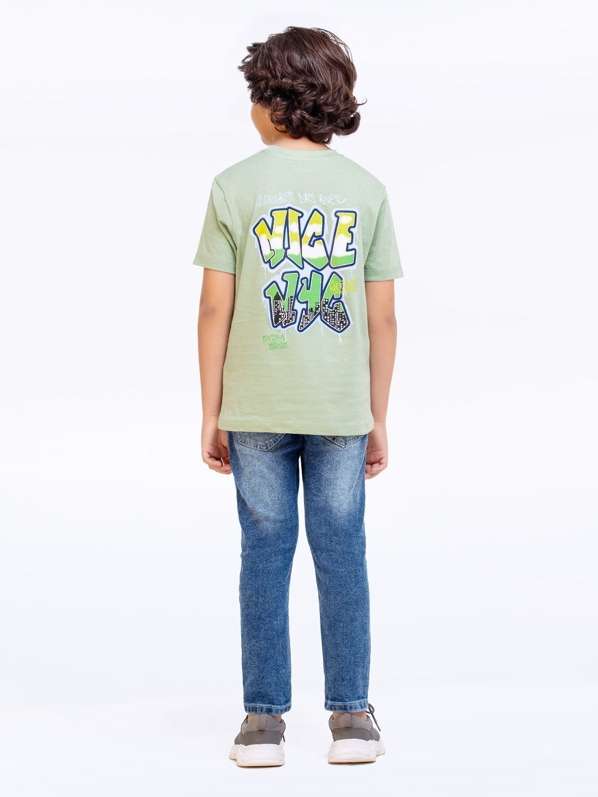 Edenrobe - Boy's Mint Green T-Shirt - EBTTS23-008