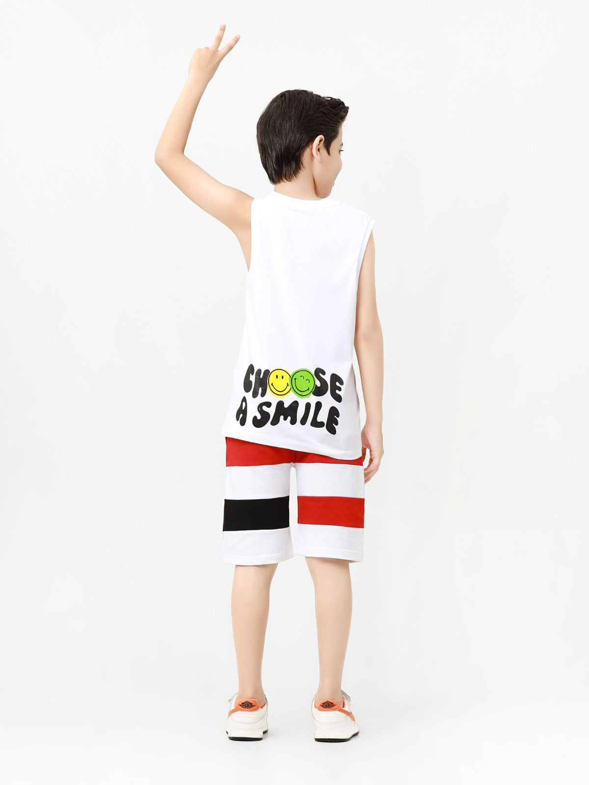 Edenrobe - Boy's White Tank Top - EBTT23-008