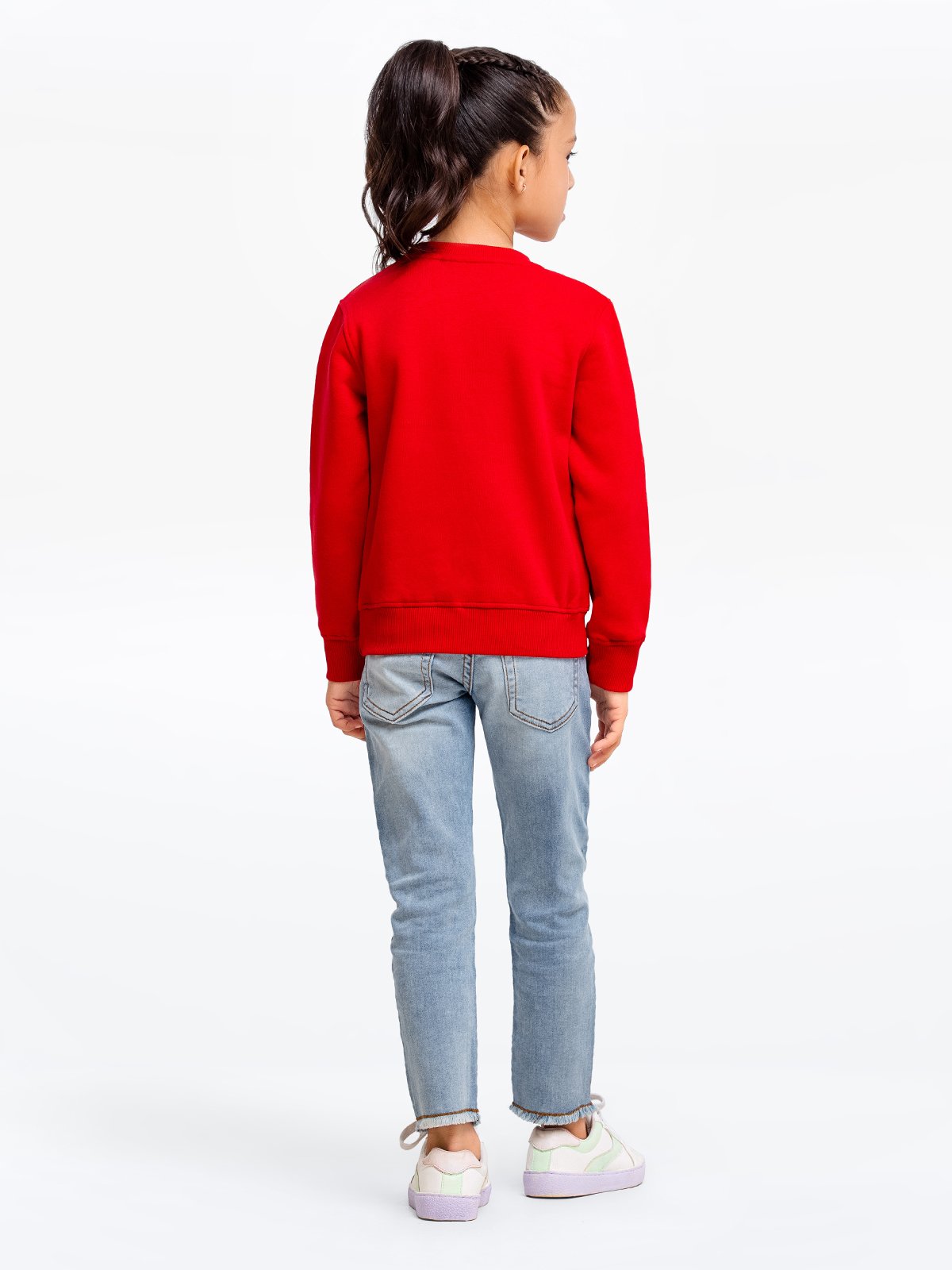 Edenrobe - Girl's Red Sweatshirt - EGTSS23-004