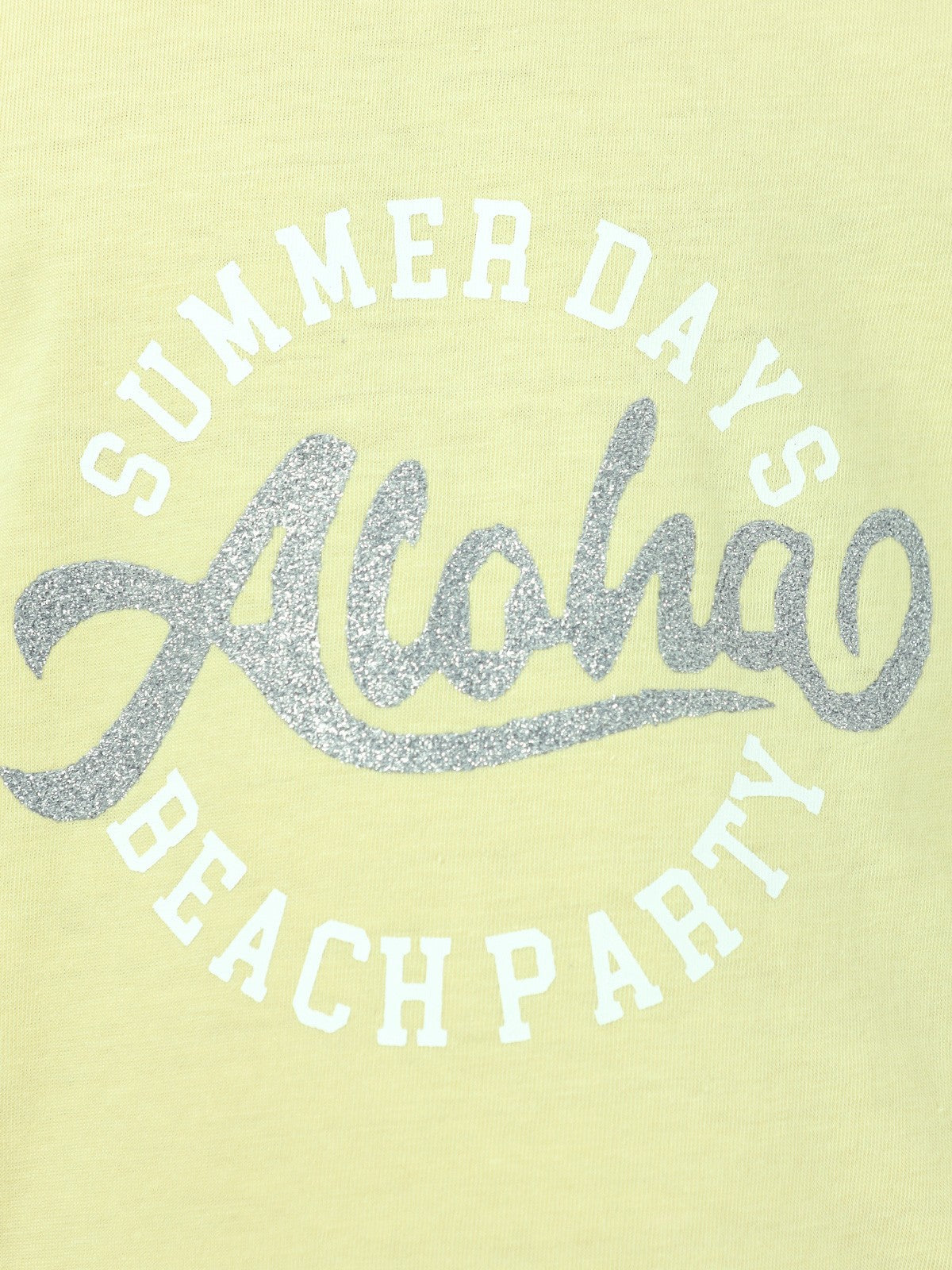 Edenrobe - Girl's Light Yellow Top - EGTK23-007