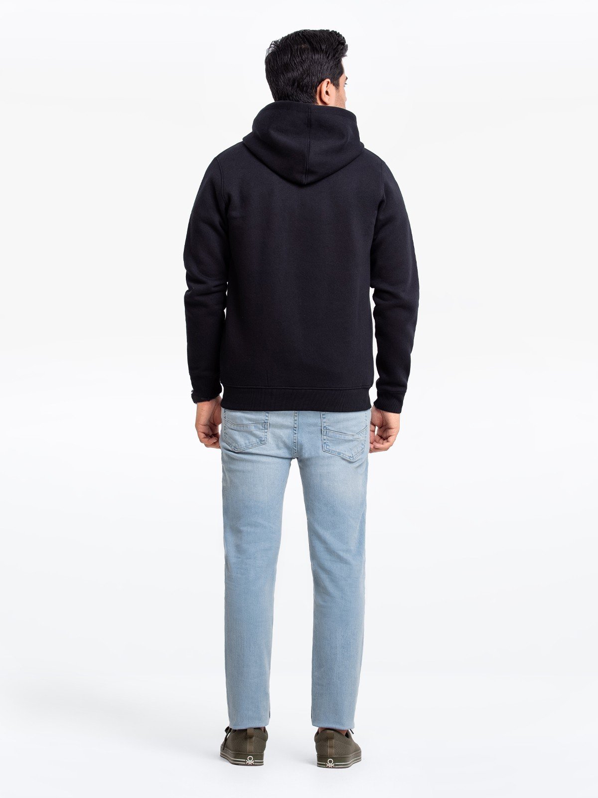 Edenrobe - Men's Black Hoodie - EMTH23-003