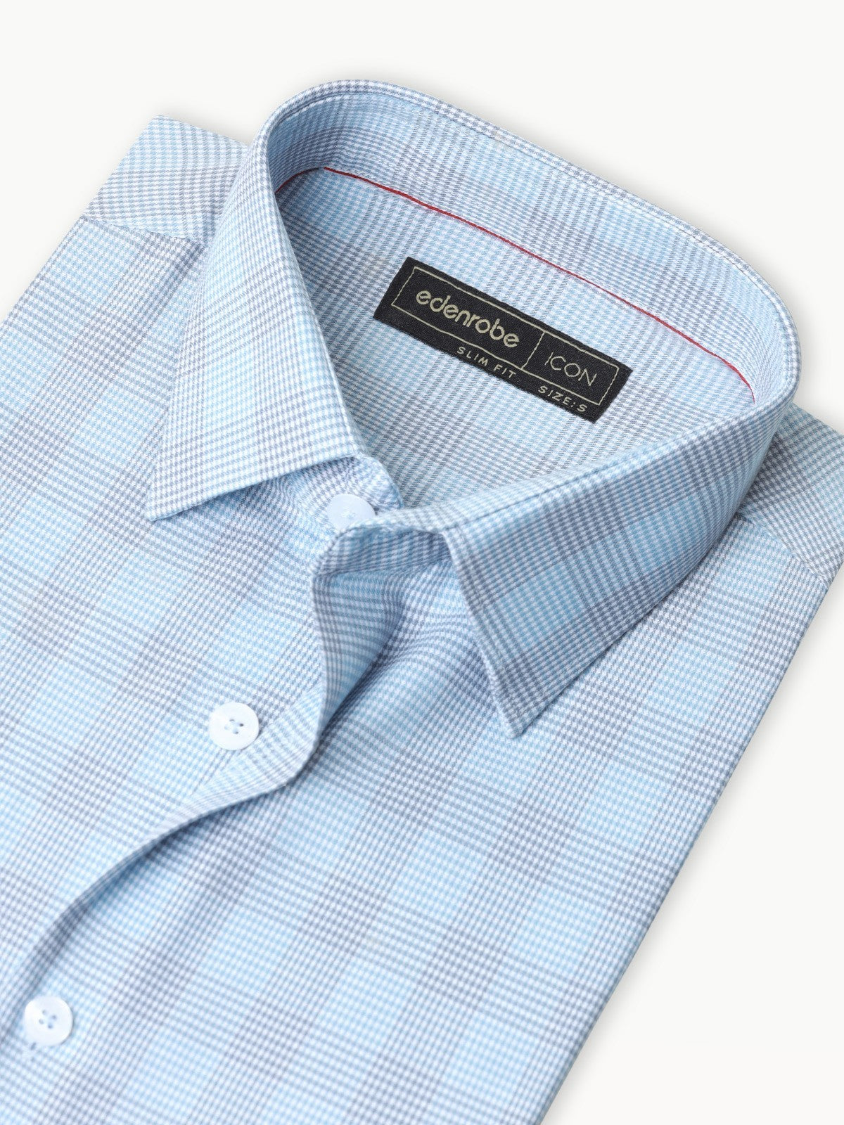 Edenrobe - Men's Sky Blue Shirt - EMTSI22-50275