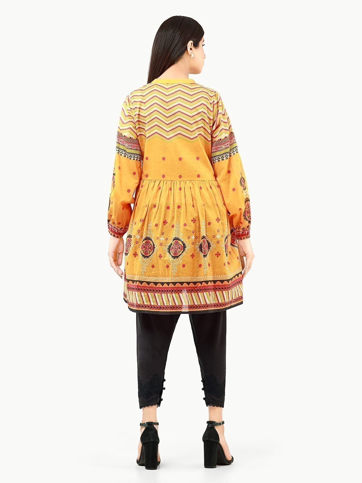 Edenrobe - Pret 1Pc Printed Cotton Jacquard Shirt - EWTK22-68153