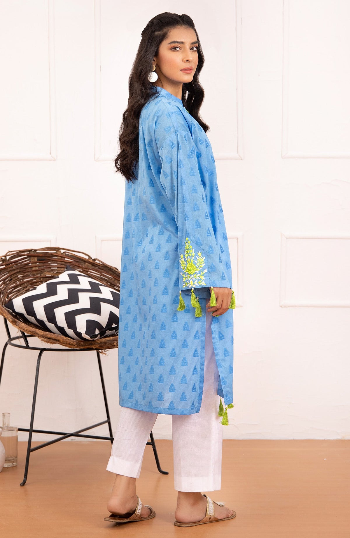 Orient - Unstitched 1 Piece Embroidered Jacquard Shirt