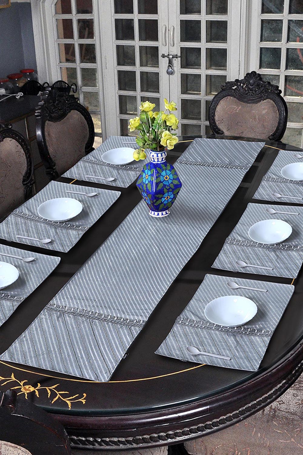 Nishat Linen - Galaxy Table Runner Set 5PC