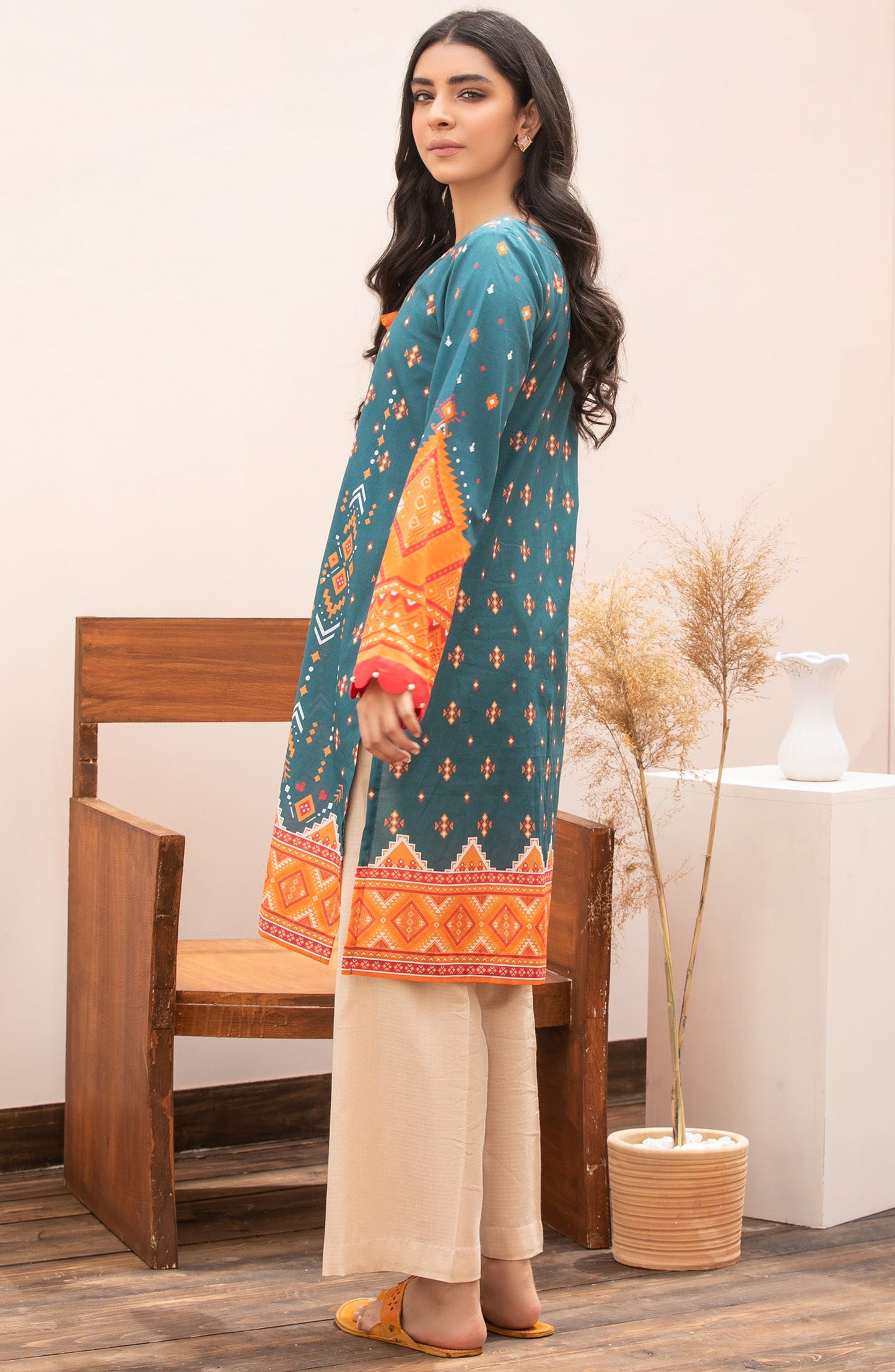 Orient - Unstitched 1 Piece Printed Lawn Shirt