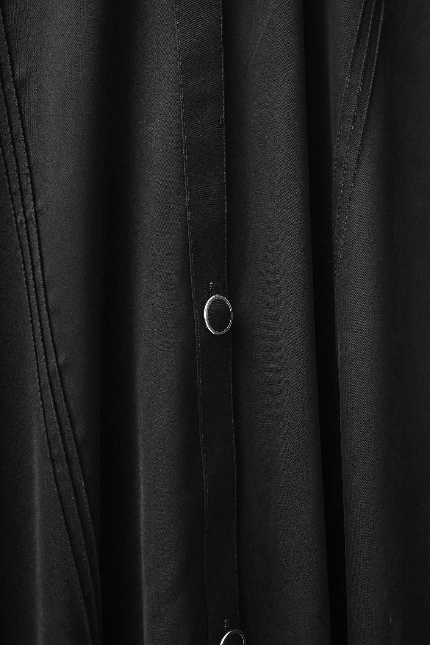 Bustangi - Black Open abaya
