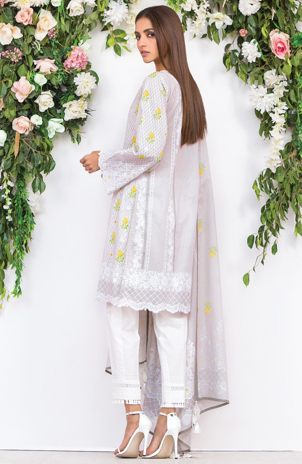Orient - Unstitched 2 Piece Embroidered Lawn Suit