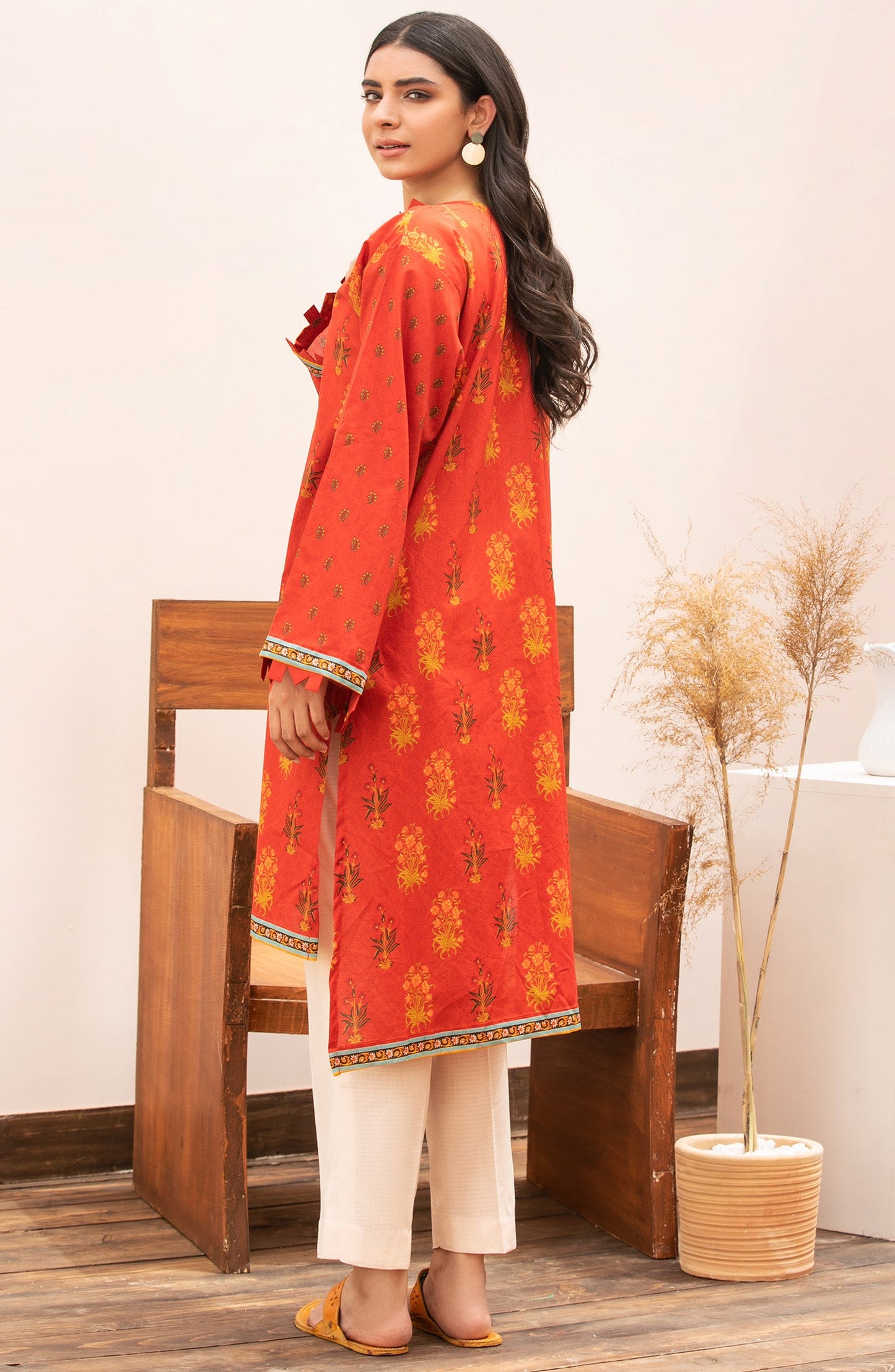 Orient - Unstitched 1 Piece Printed Lawn Shirt