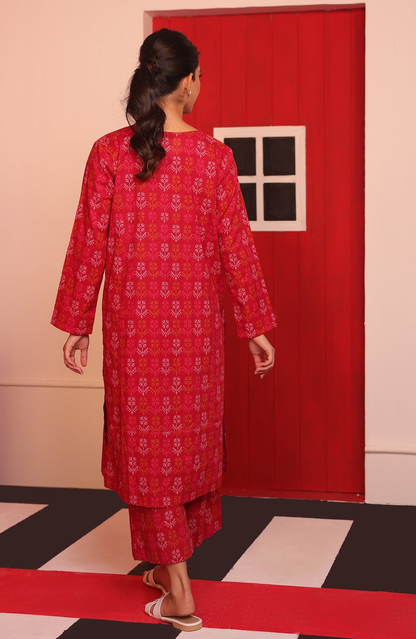 Orient - Stitched 2 Piece Printed Cambric Shirt and Cambric Pant