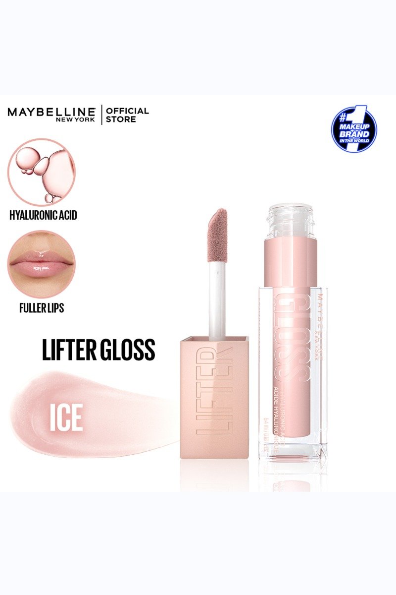 Maybelline Lifter Lip Gloss With Hyaluronic Acid 02 Ice