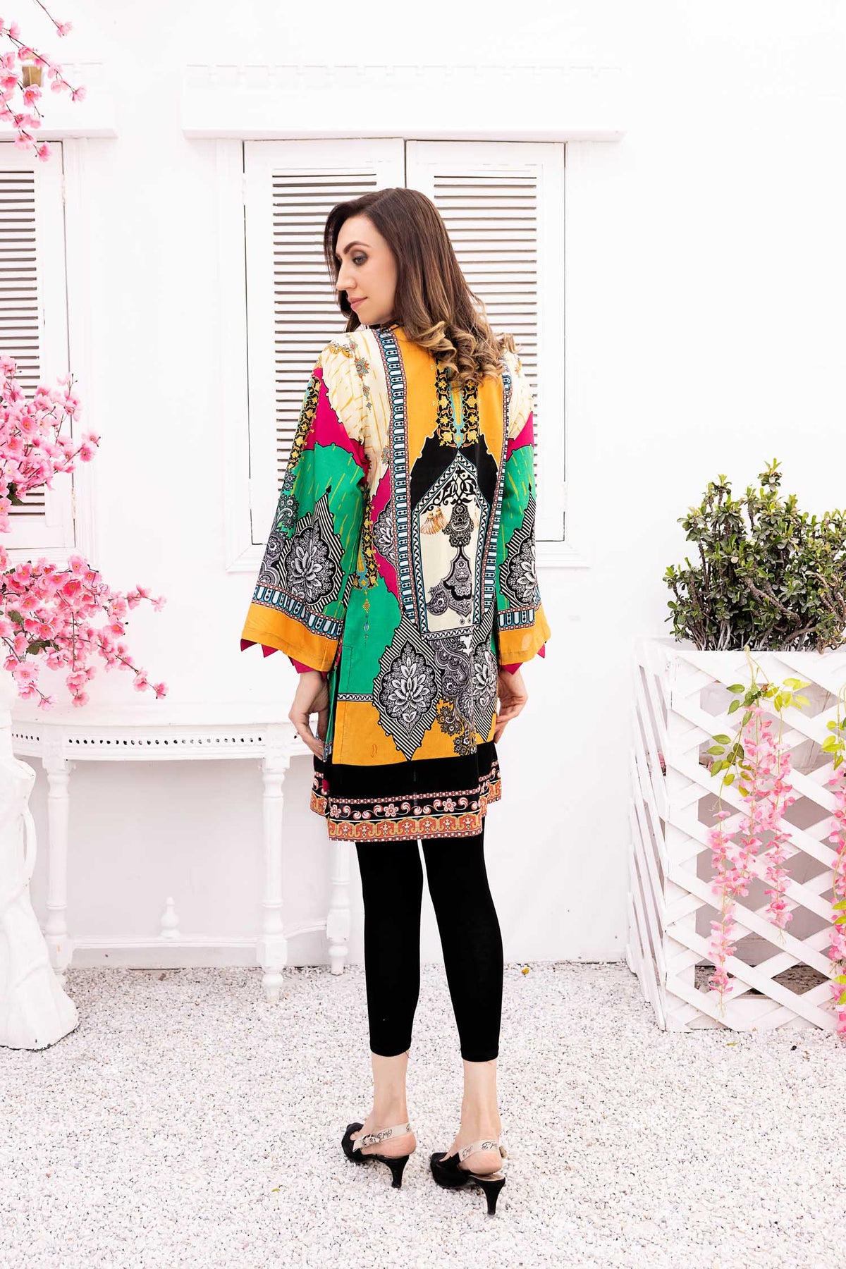 Adan's Libas - Cilder - Digital Printed Stitched Lawn Kurti