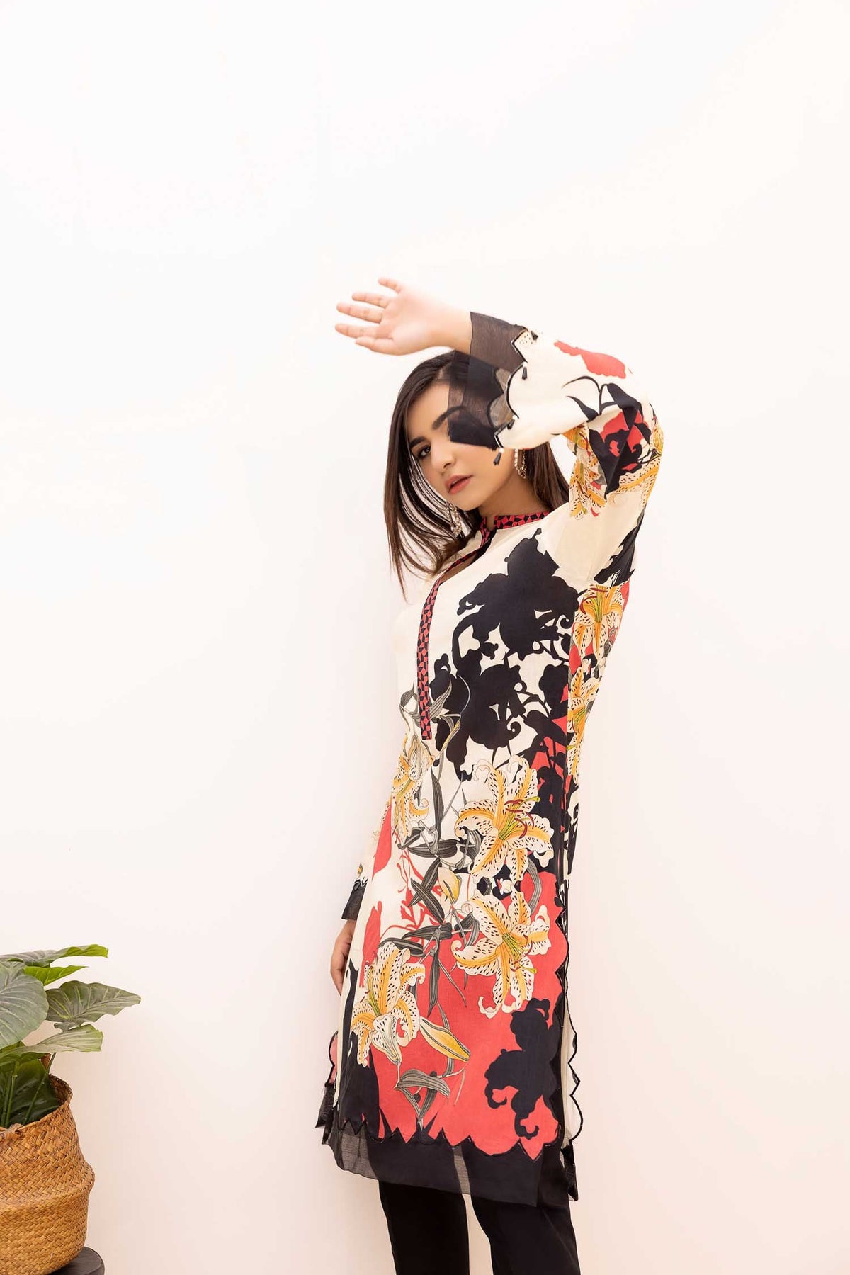 Adan's Libas - Crawl - Digital Printed Stitched Lawn Kurti