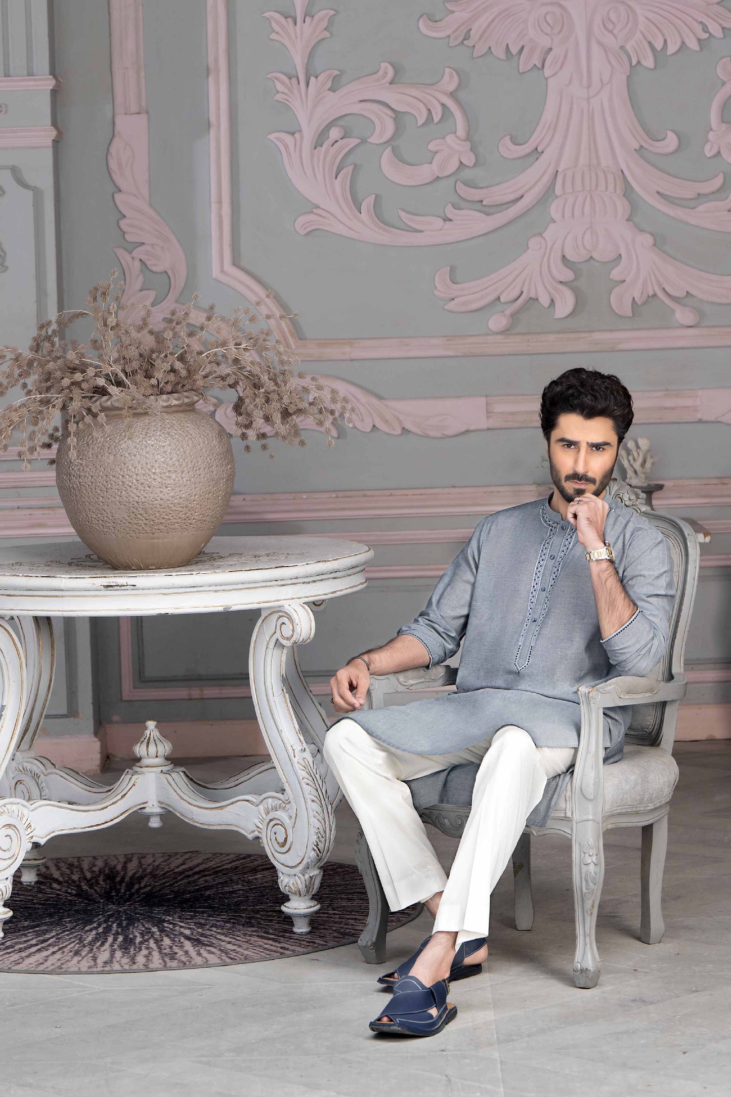Nishat Linen - 2 Piece - Embroidered Naqsh Suit With Gift Box - 42219270