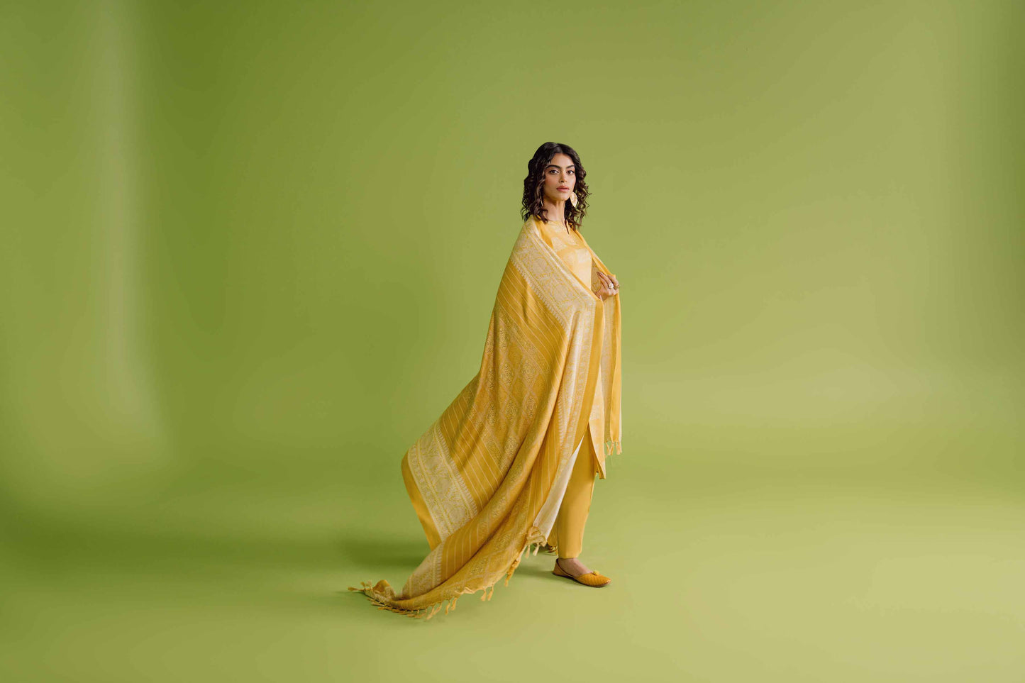 Nishat Linen - 3 Piece - Printed Loose Fabric - 42304079