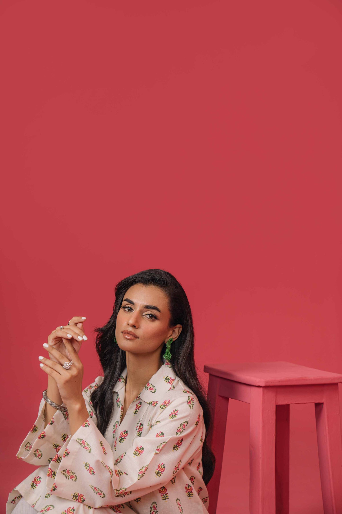 Nishat Linen - 1 Piece - Printed Loose Fabric - 42304114