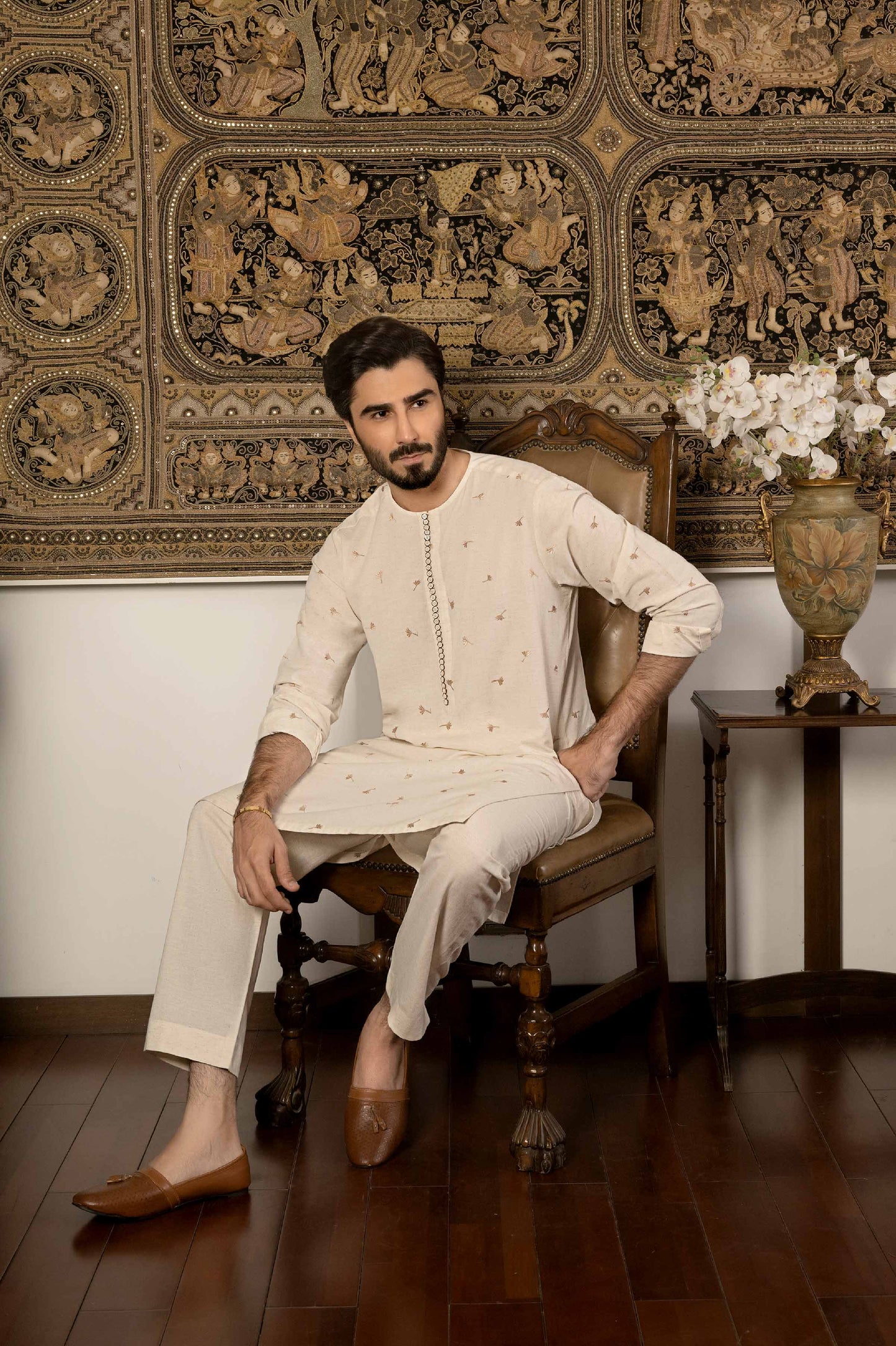 Nishat Linen - 2 Piece - Embroidered Naqsh Fabric - 42307002