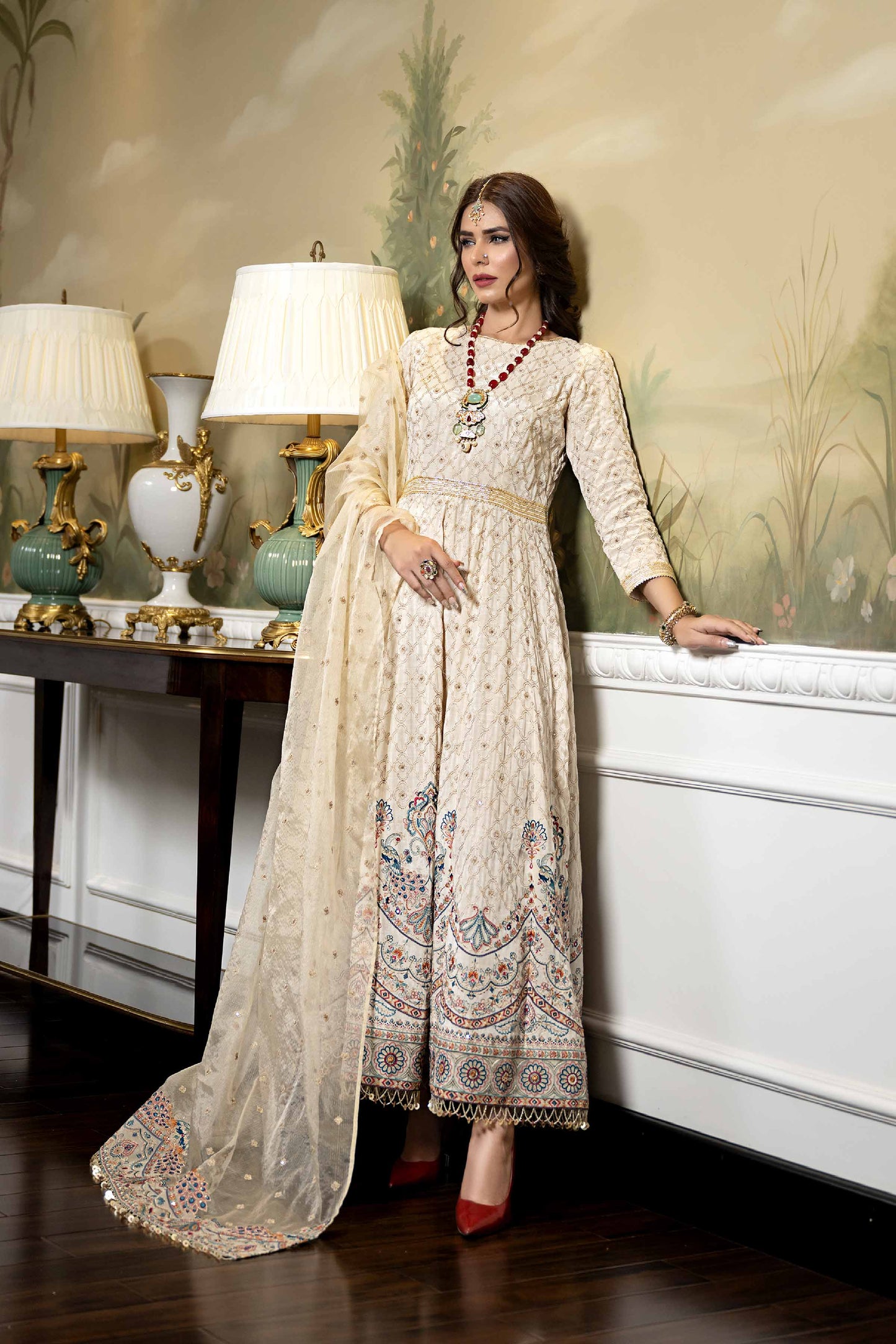 Nishat Linen - 2 Piece - Embroidered Suit - 42308004