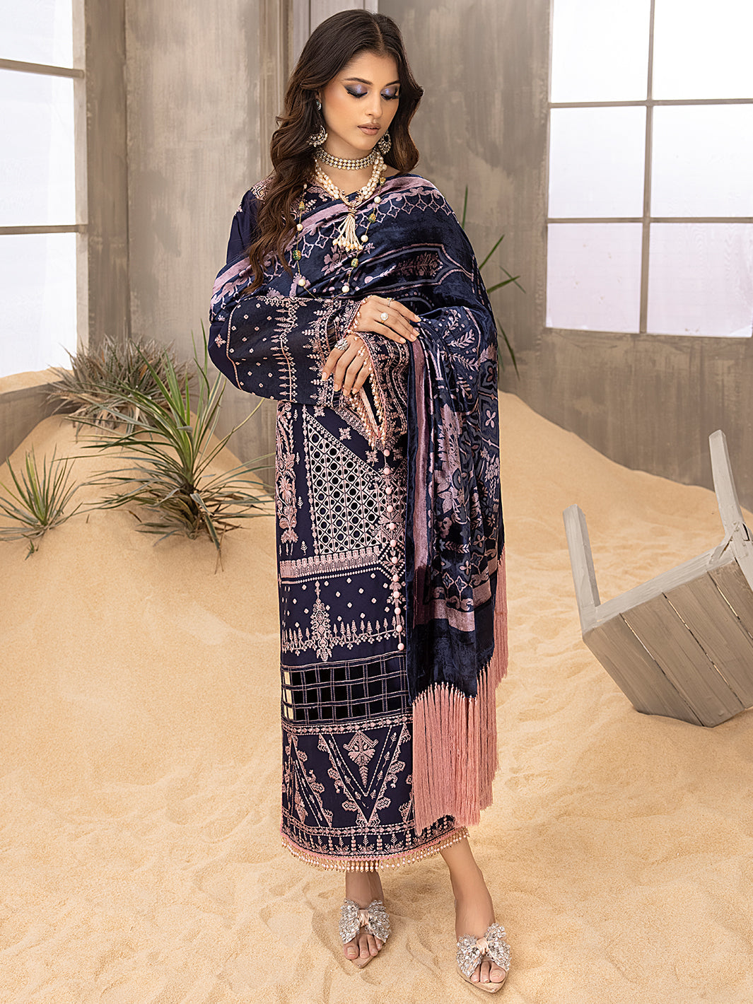 Binilyas - 504 - A | 3 PC KOTRAI UNSTITCH