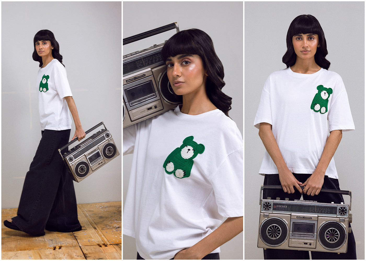 Ethnic - EMBROIDERED T-SHIRT (E0753/108/003)