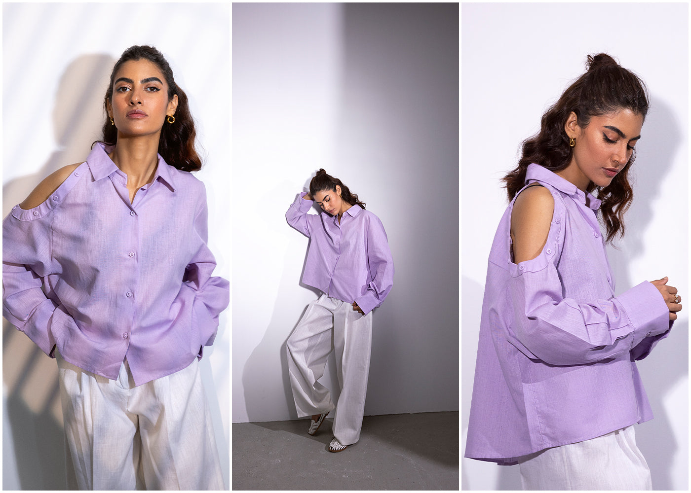 Ethnic - COLD SHOULDER TOP (E1101/108/513)