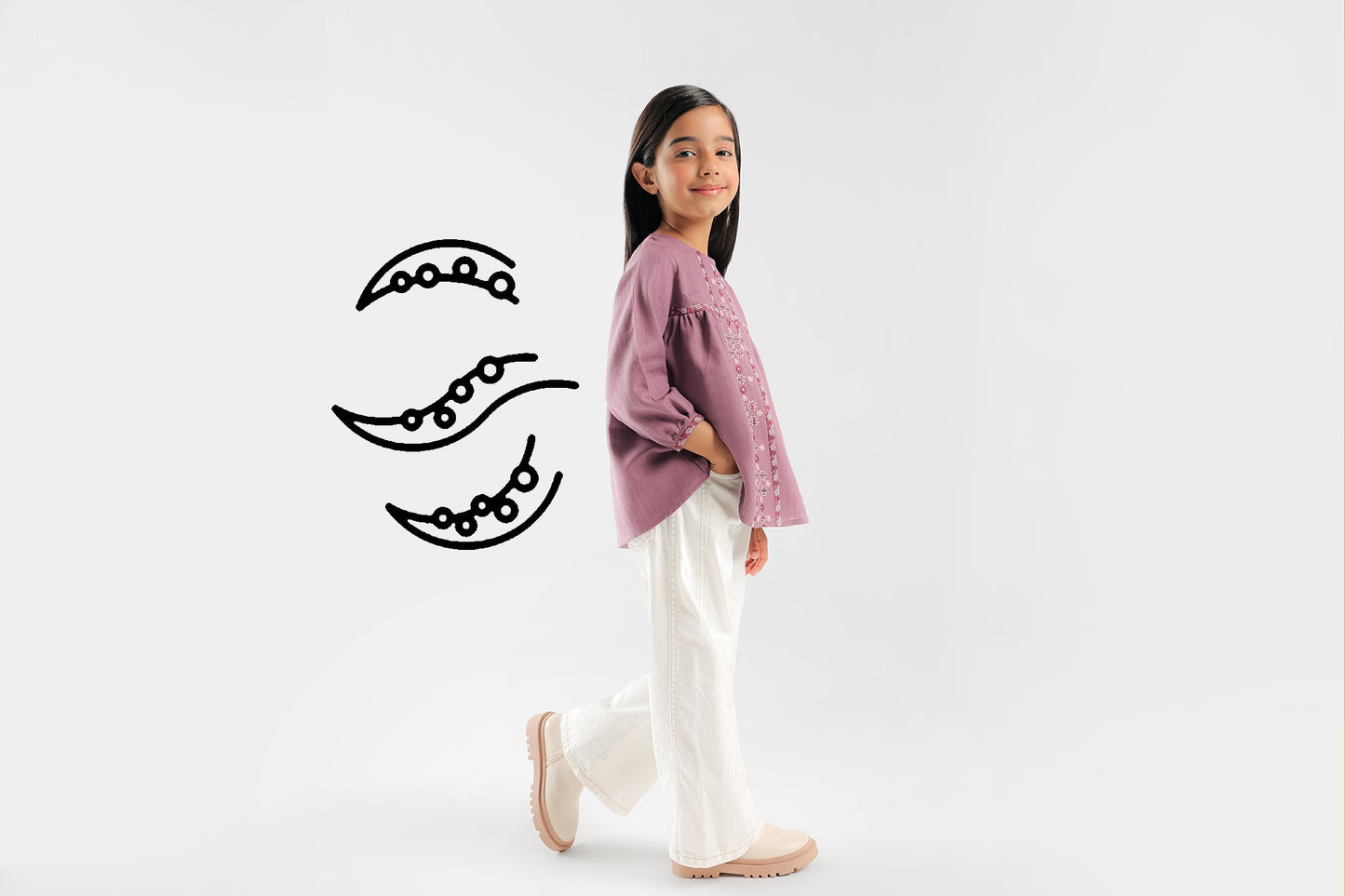 Ethnic - EMBROIDERED TOP (E0782/301/410)