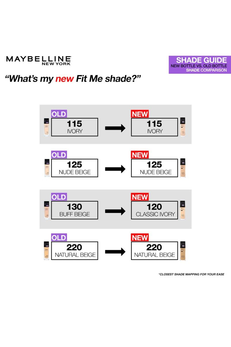 FIT ME! Dewy + Smooth Foundation - 220 - Natural Beige