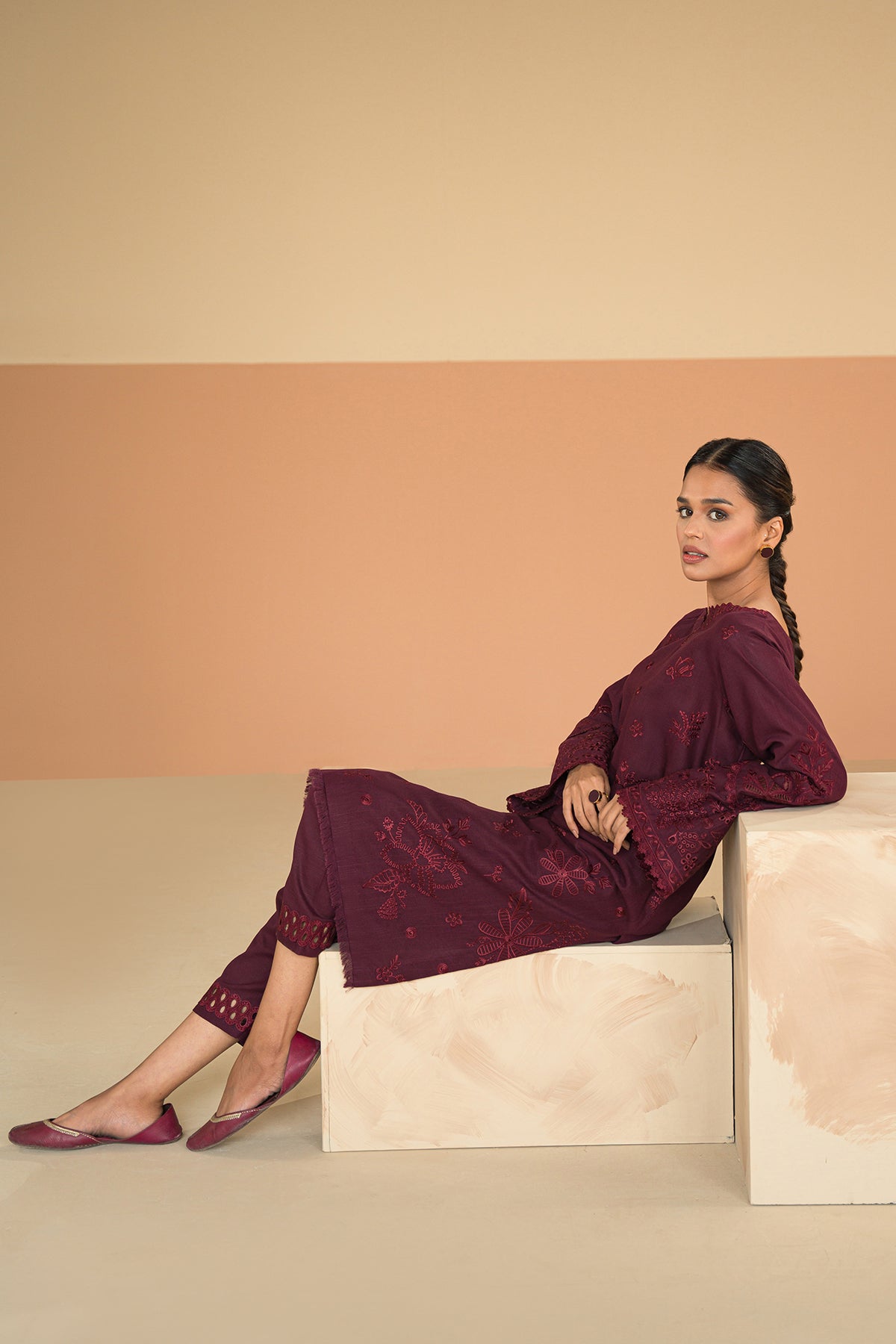 Baroque - EMBROIDERED KHADDAR PR-878