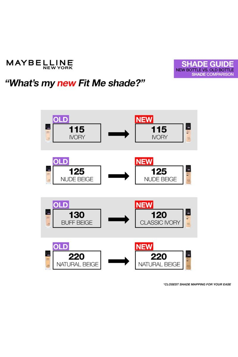 Fit Me! Dewy + Smooth Foundation - 128 Warm Nude