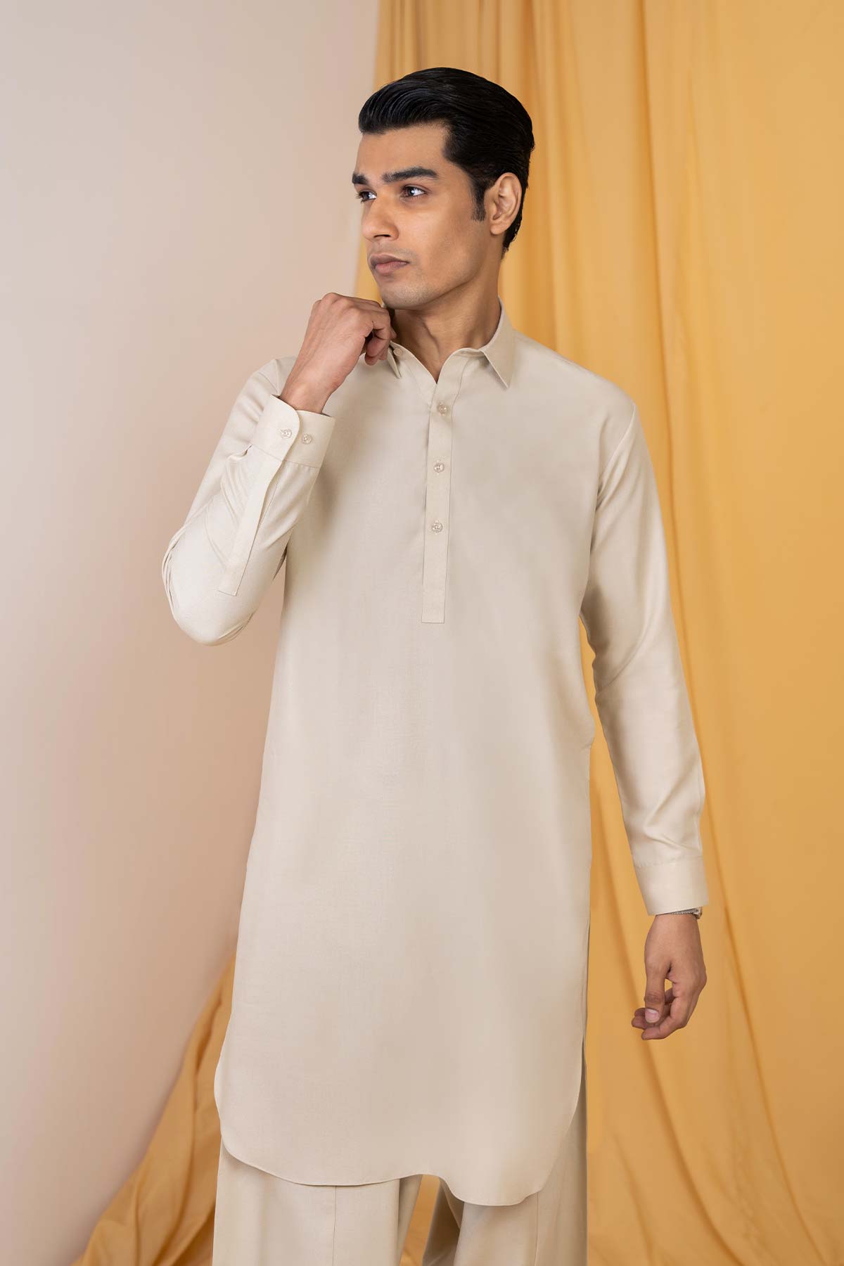 Dyed Swiss Latha Shalwar Kameez