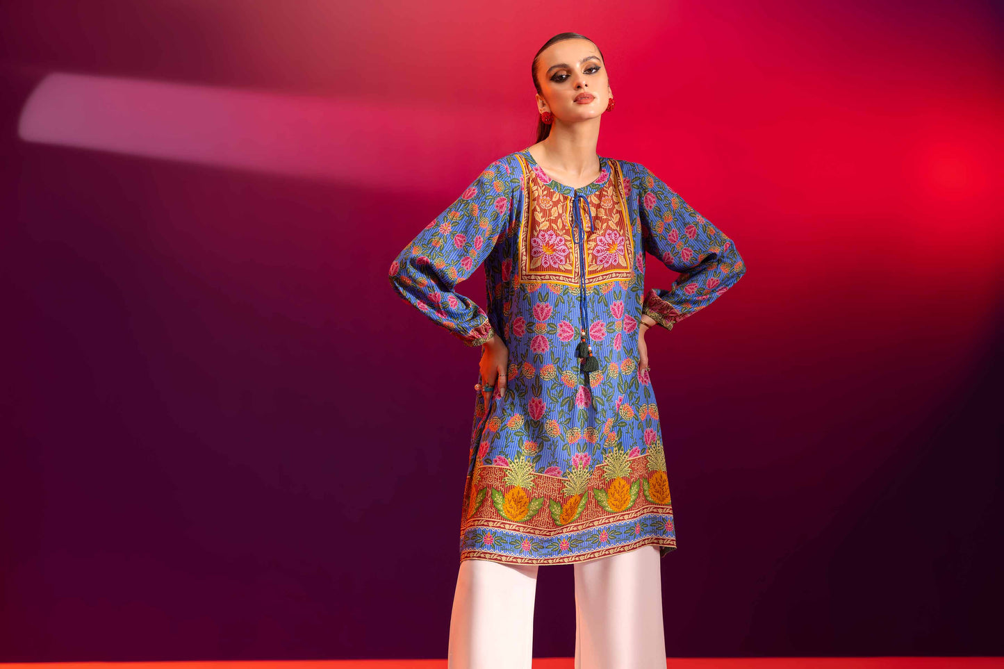 Nishat Linen - Printed Shirt - AW23-43