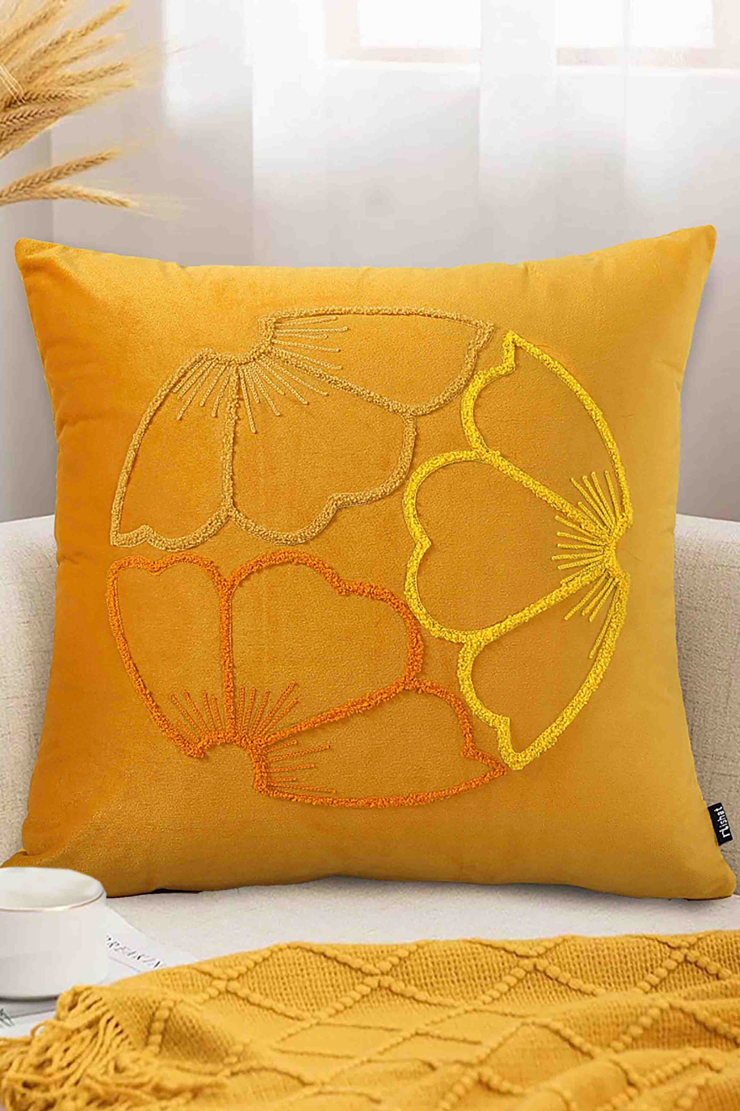 Nishat Linen - Alrima Cushion Cover Emb