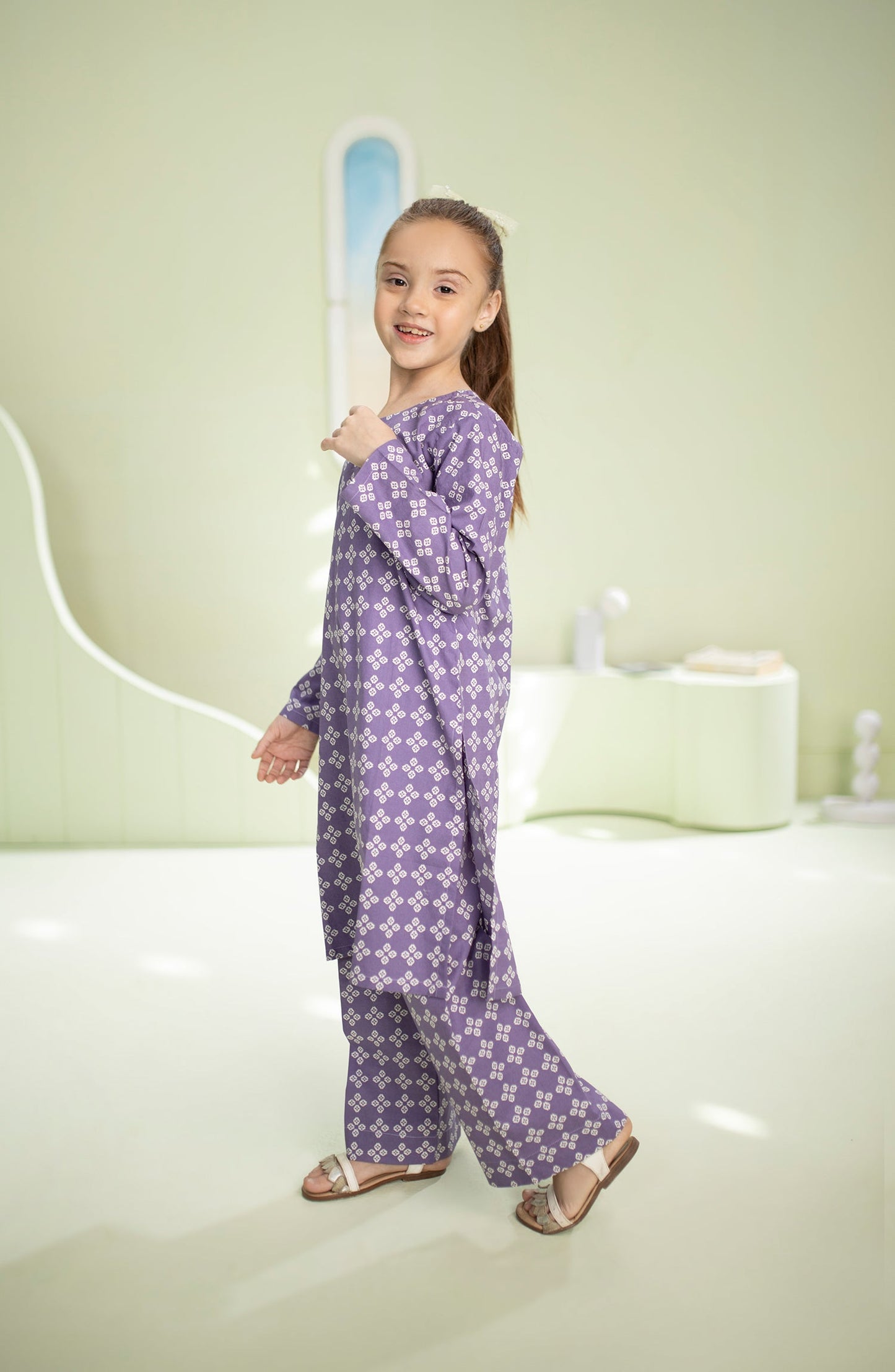 Orient - Stitched 2 Piece Printed Cambric Shirt and Cambric Pant