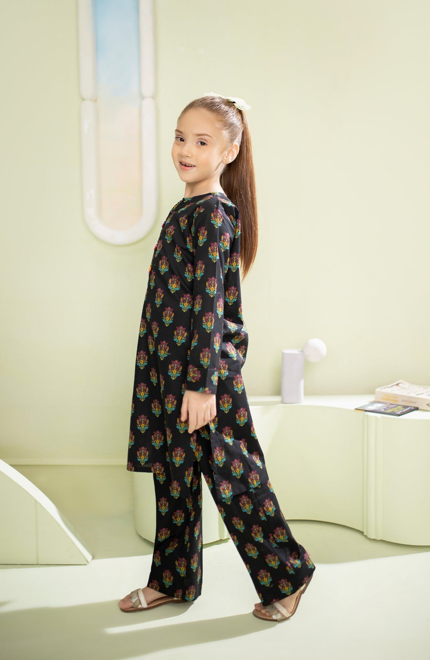 Orient - Stitched 2 Piece Printed Cambric Shirt and Cambric Pant