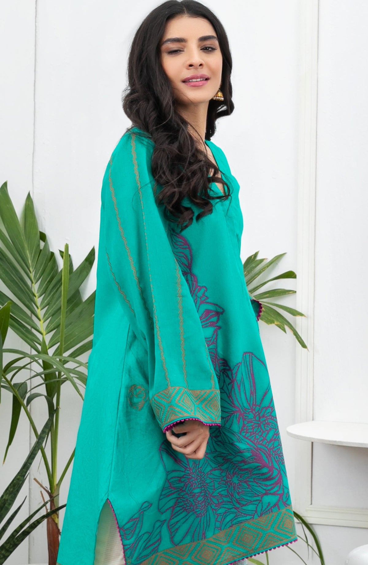 Orient - Unstitched 1 Piece Printed Jacquard Shirt