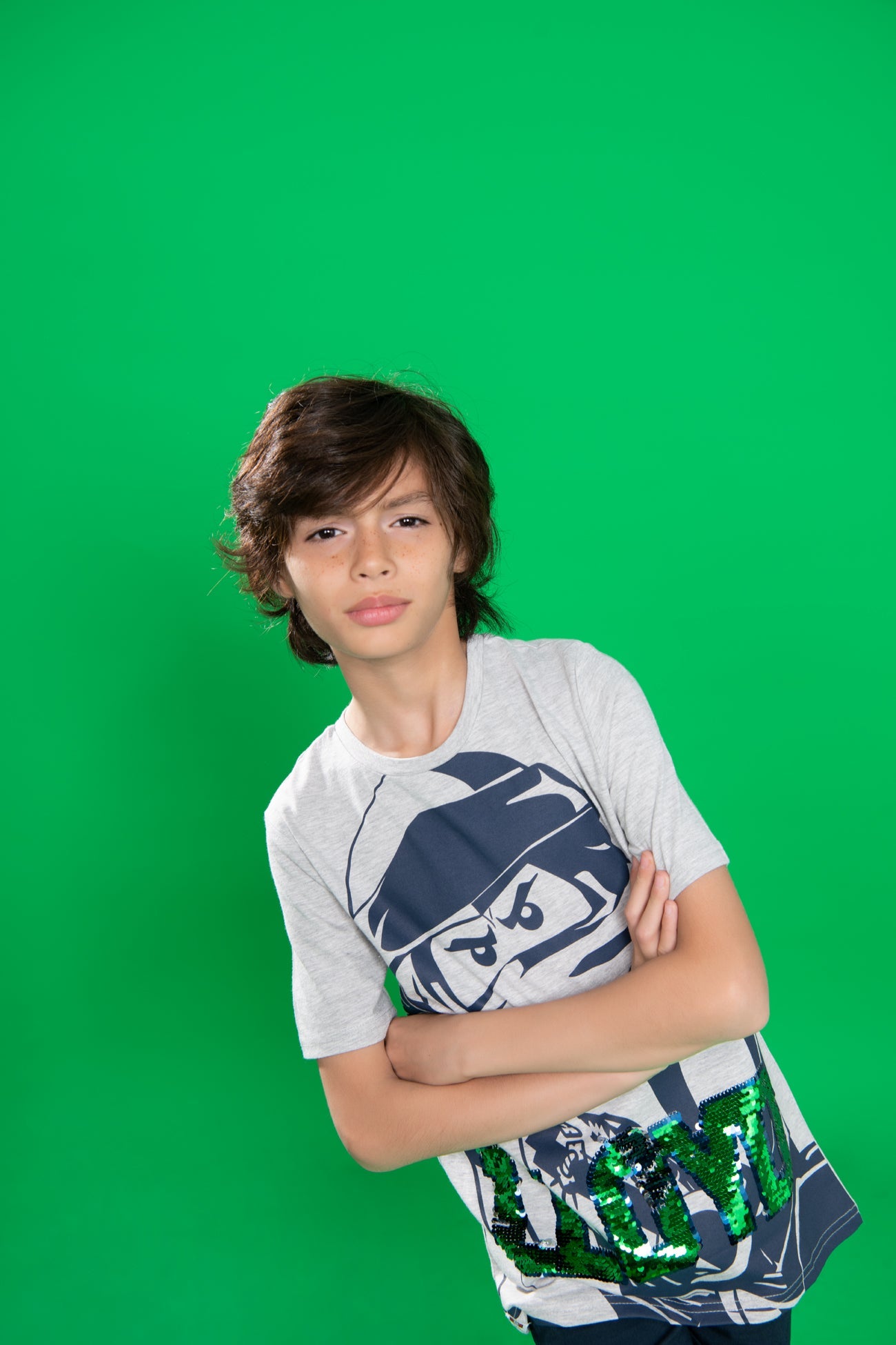 BTW - REVERSIBLE FLIP-SEQUIN T-SHIRT