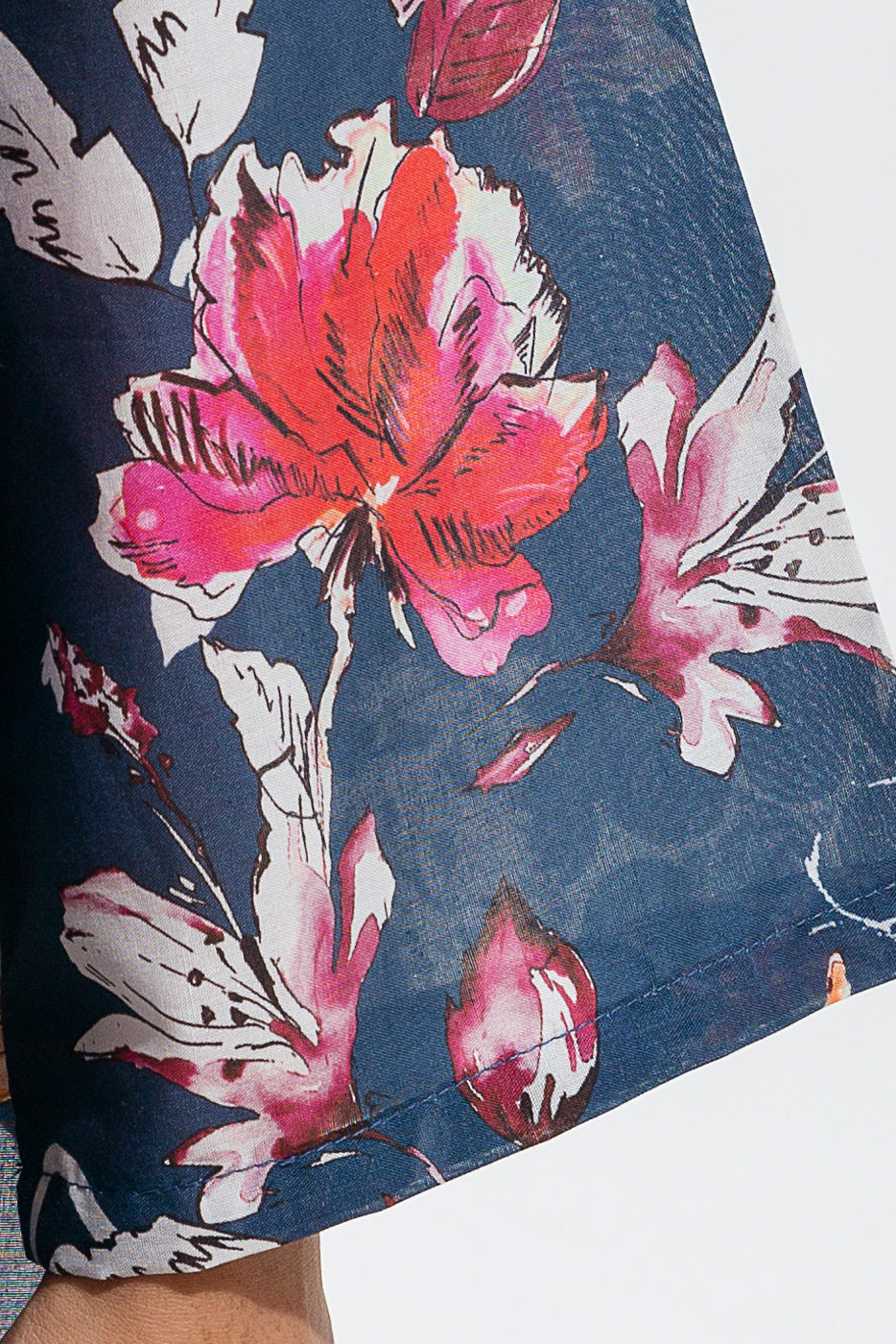 Beechtree - 1 PIECE - PRINTED CAMBRIC SHIRT - MIDNIGHT PACE (UNSTITCHED)