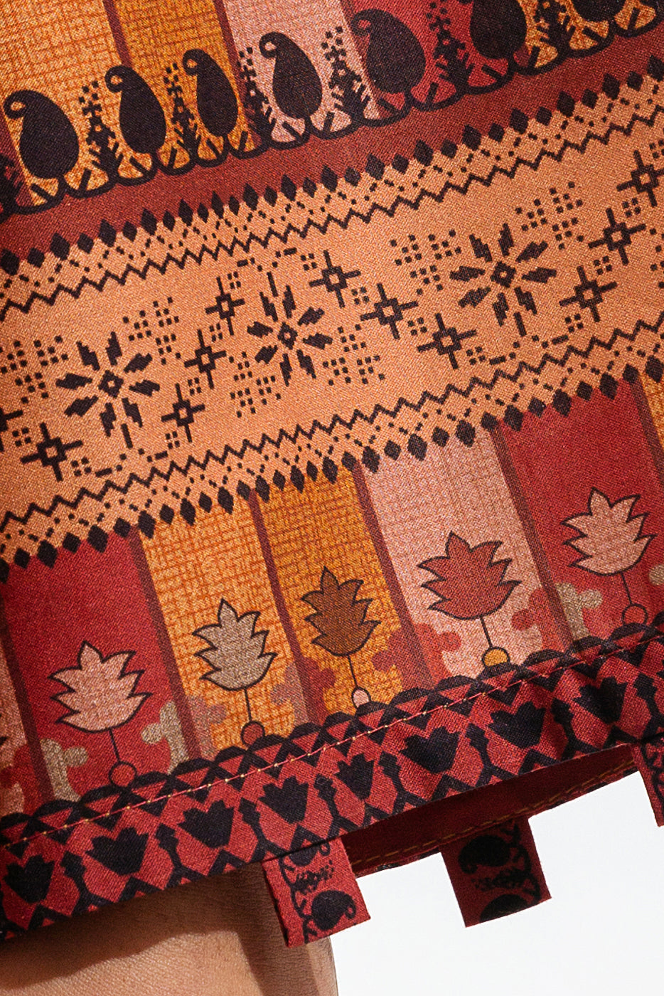 Beechtree - 1 PIECE - PRINTED CAMBRIC SHIRT - ROSEATE MUSE (UNSTITCHED)