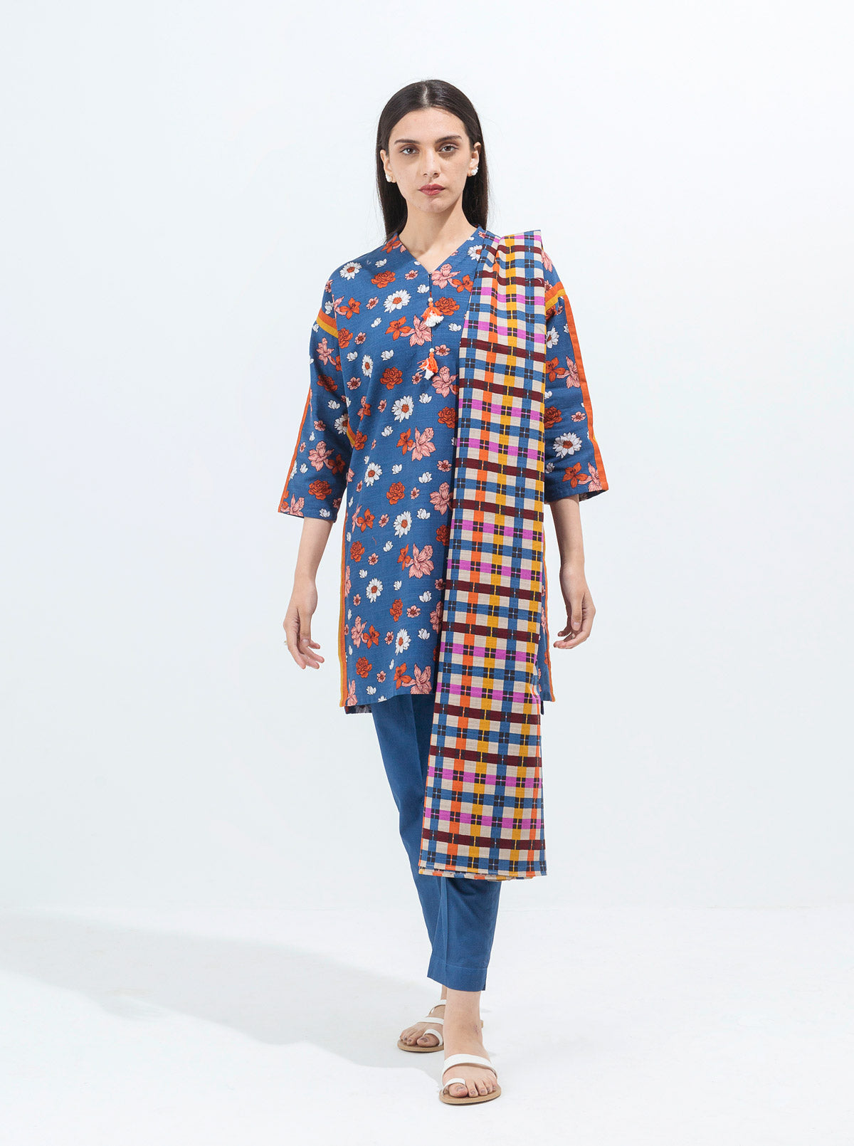 Beechtree - Floral Fun-Printed-3P (UNSTITCHED)