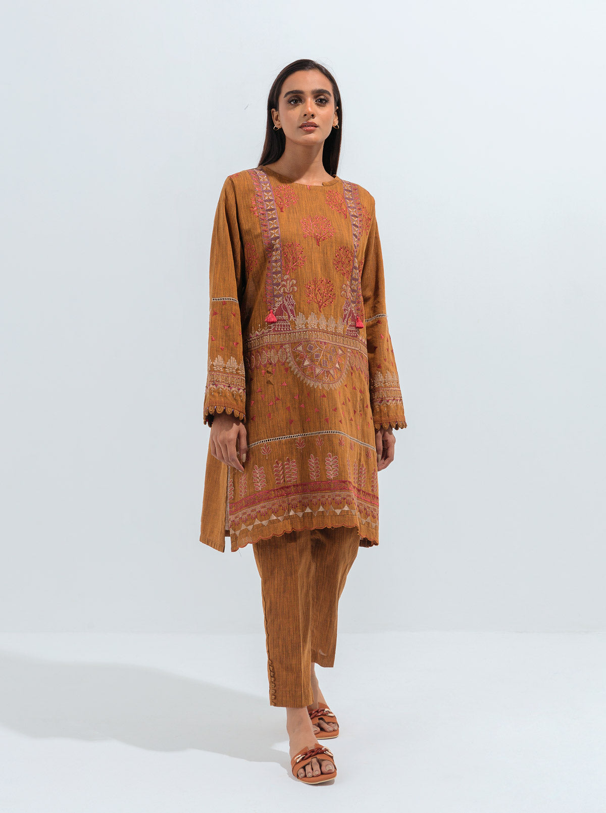 Beechtree - Dazzling Dawn-Embroidered-2P (UNSTITCHED)