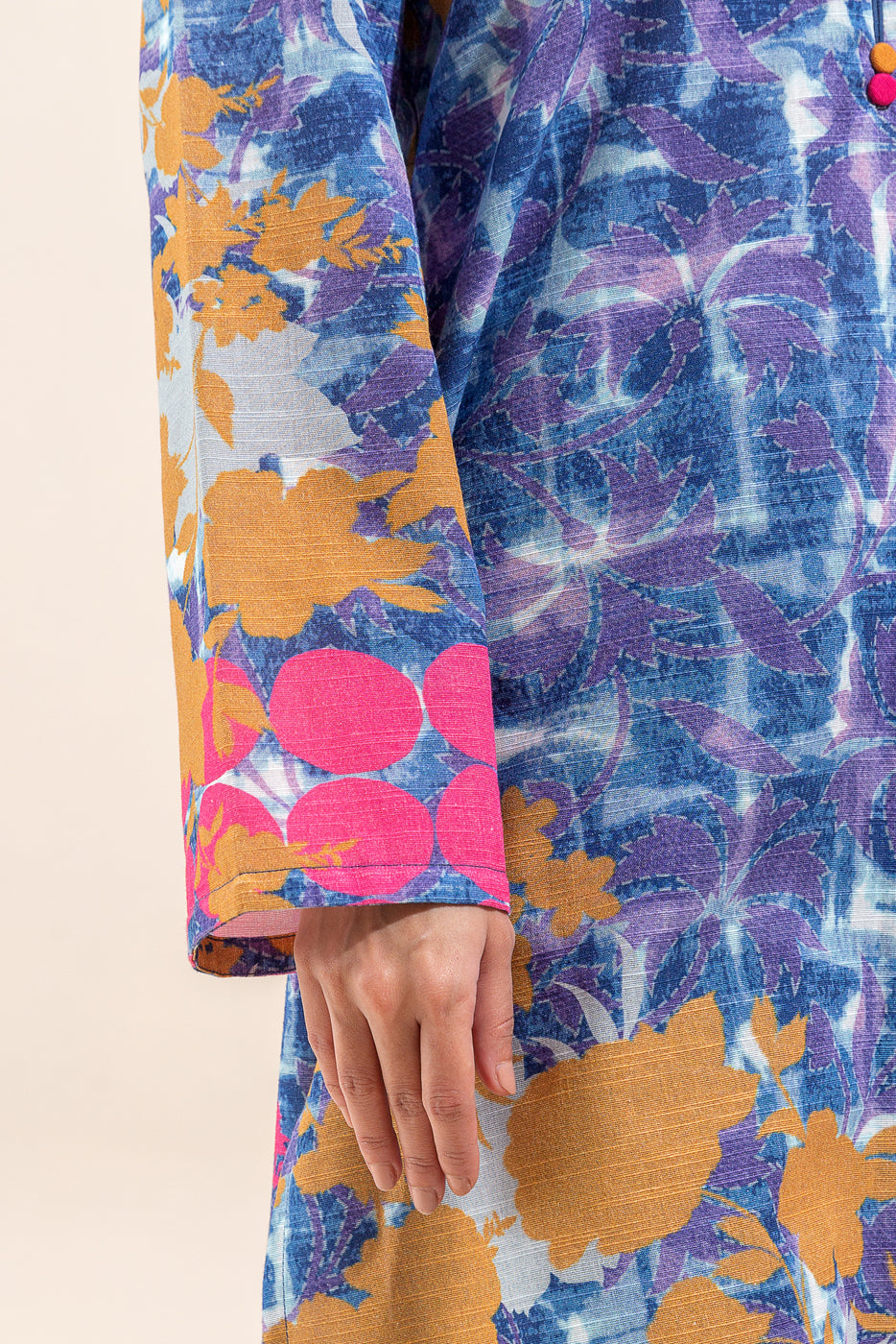 Beechtree - 2 PIECE - PRINTED KHADDAR SUIT - CARNIVAL JOY (UNSTITCHED)