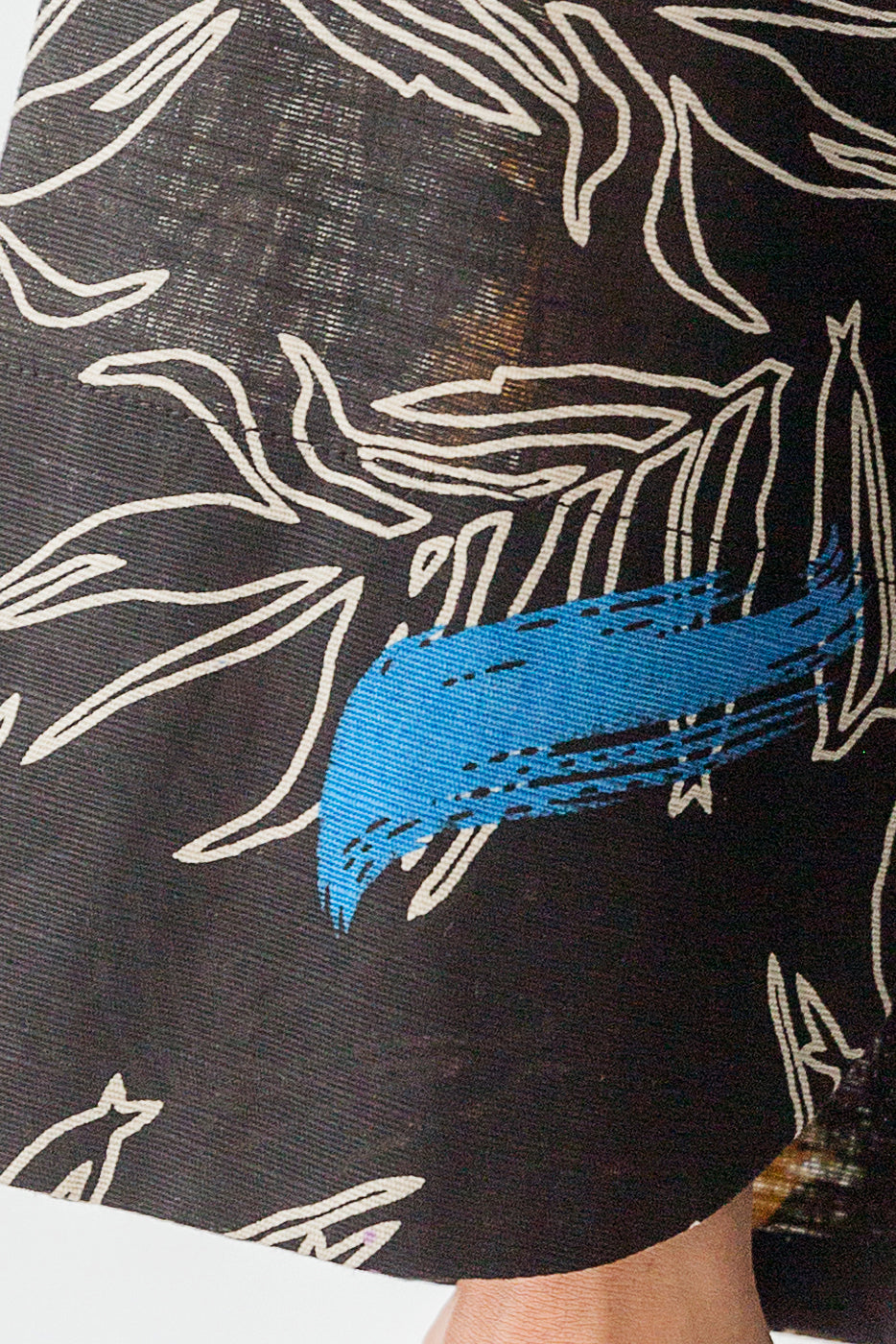 Beechtree - 2 PIECE - PRINTED KHADDAR SUIT - JAZZY BLACK (UNSTITCHED)