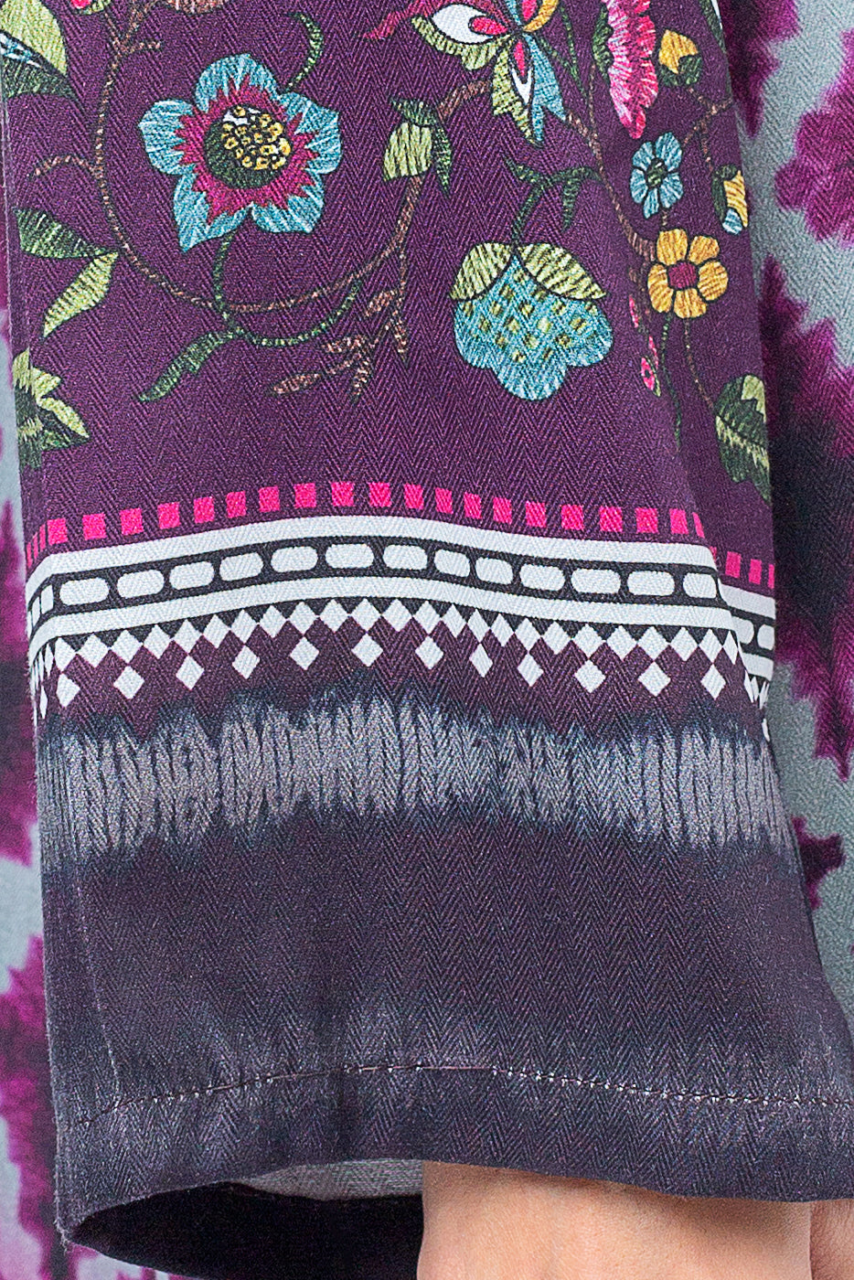 Beechtree - 2 PIECE - PRINTED LINEN SUIT - BLOOMING DALES (UNSTITCHED)