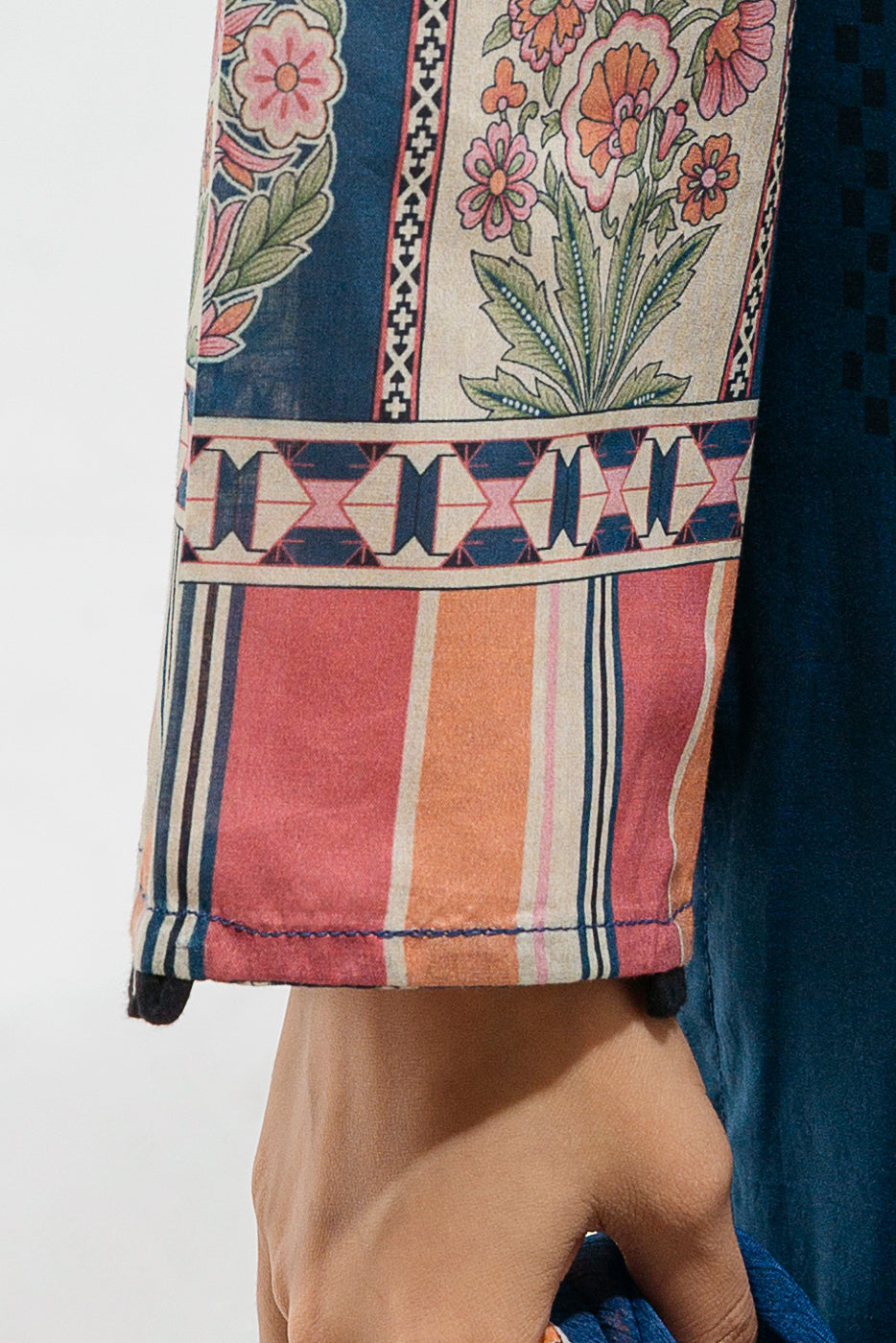 Beechtree - 2 PIECE - EMBROIDERED LAWN SUIT - PRUSSIAN VERVE