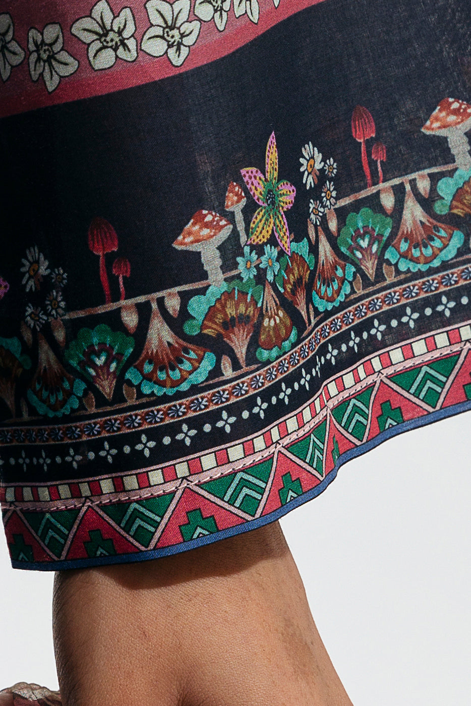 Beechtree - 3 PIECE - PRINTED LAWN SUIT - AZURE TRIBE (UNSTITCHED)